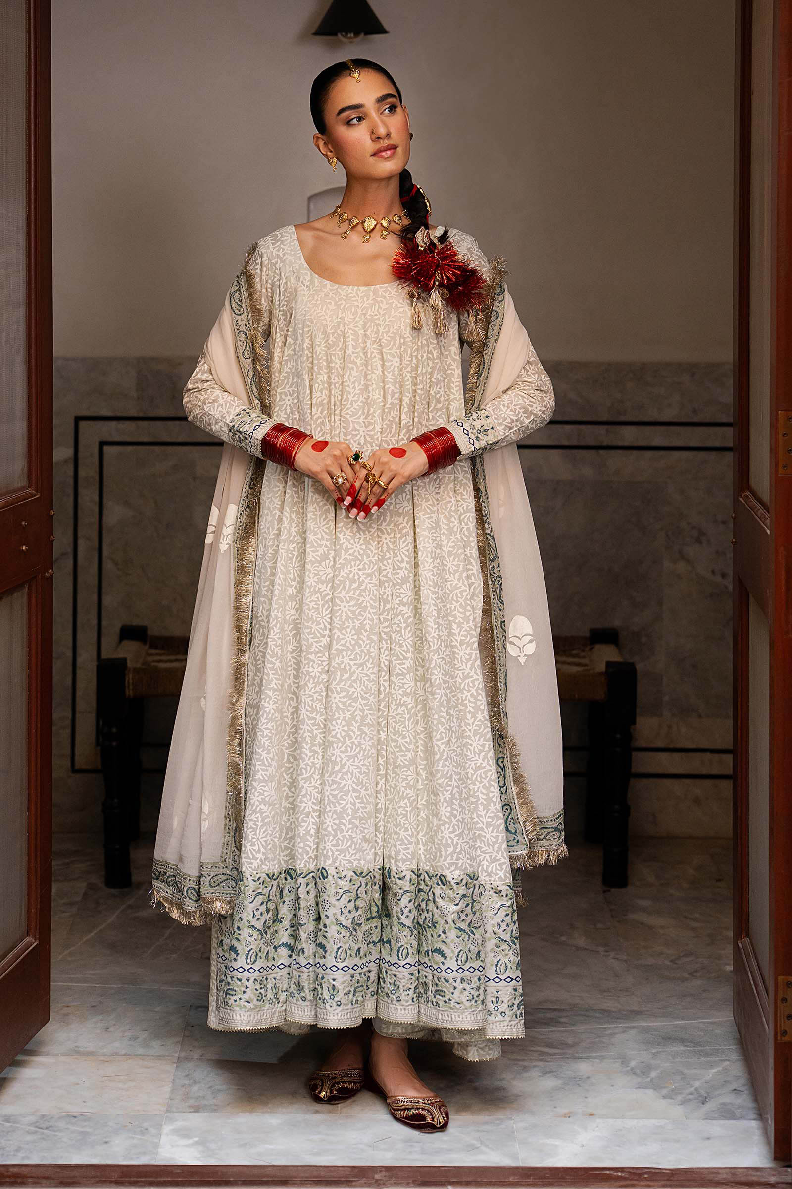 3 Piece Block Printed Lawn Suit - Image 6