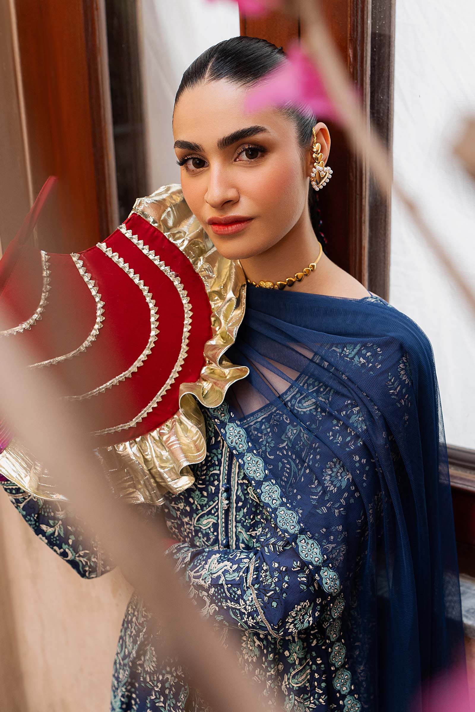 3 Piece Block Printed Lawn Suit - Image 7