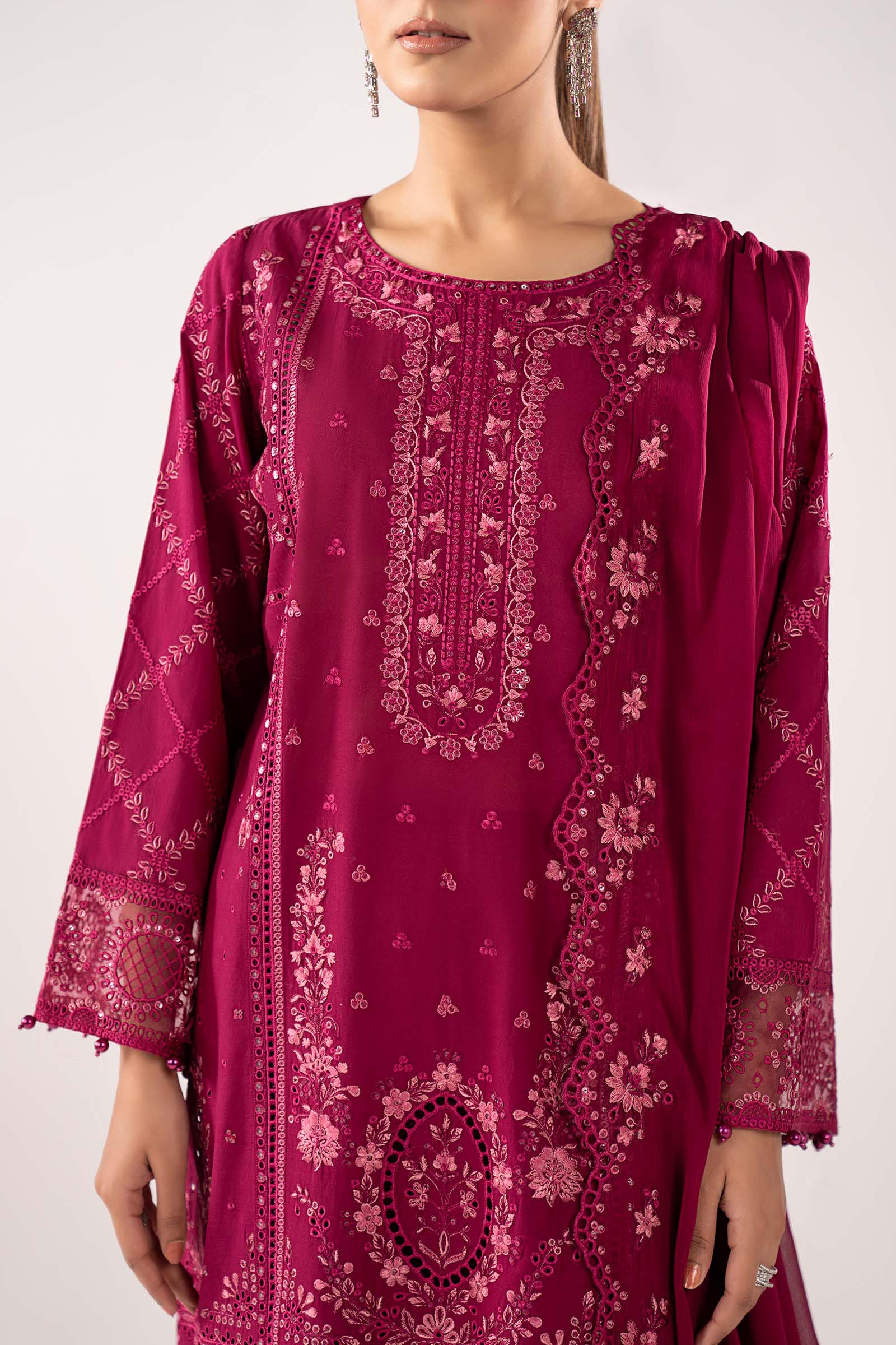3 Piece Embroidered Lawn Suit - Image 5