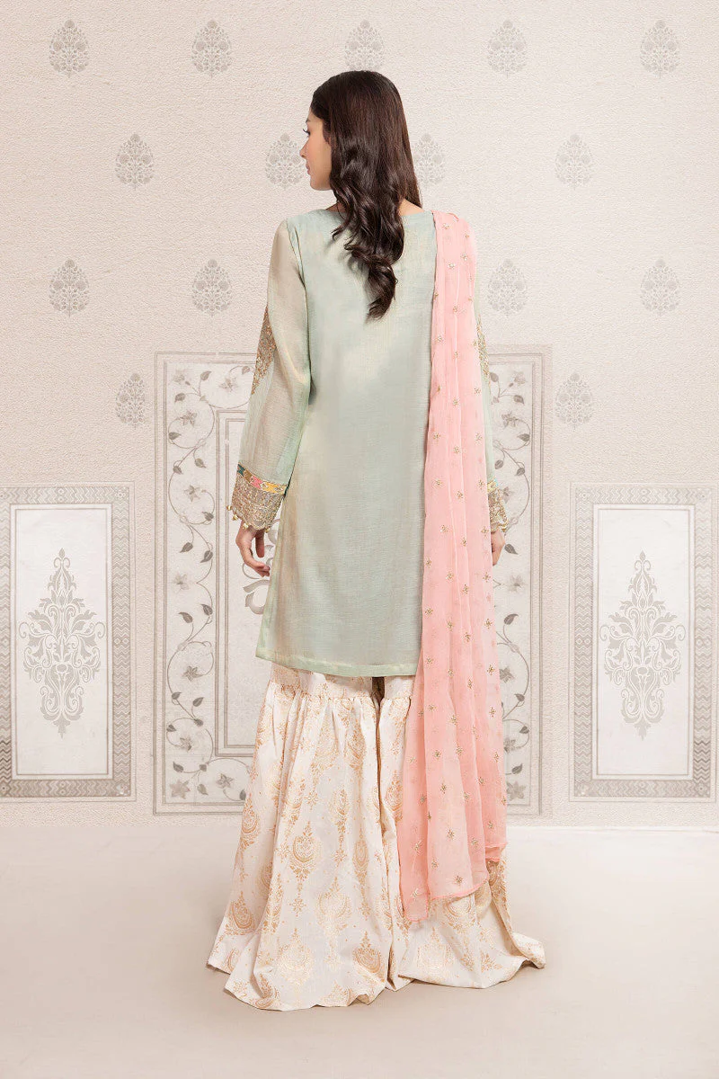 3 Piece Embroidered Suit - Image 3