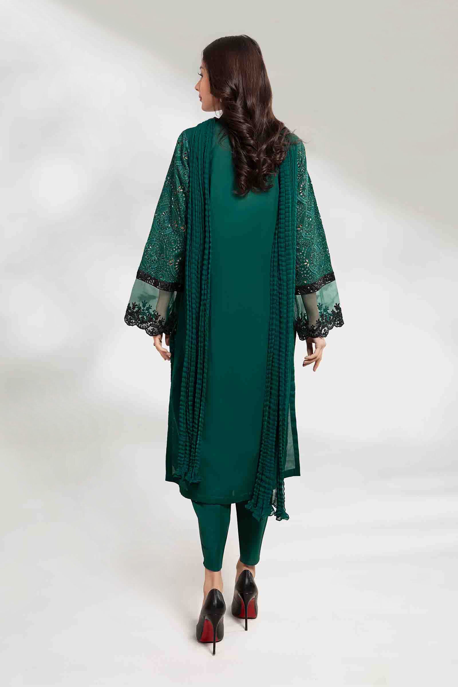 3 Piece Embroidered Lawn Suit - Image 5