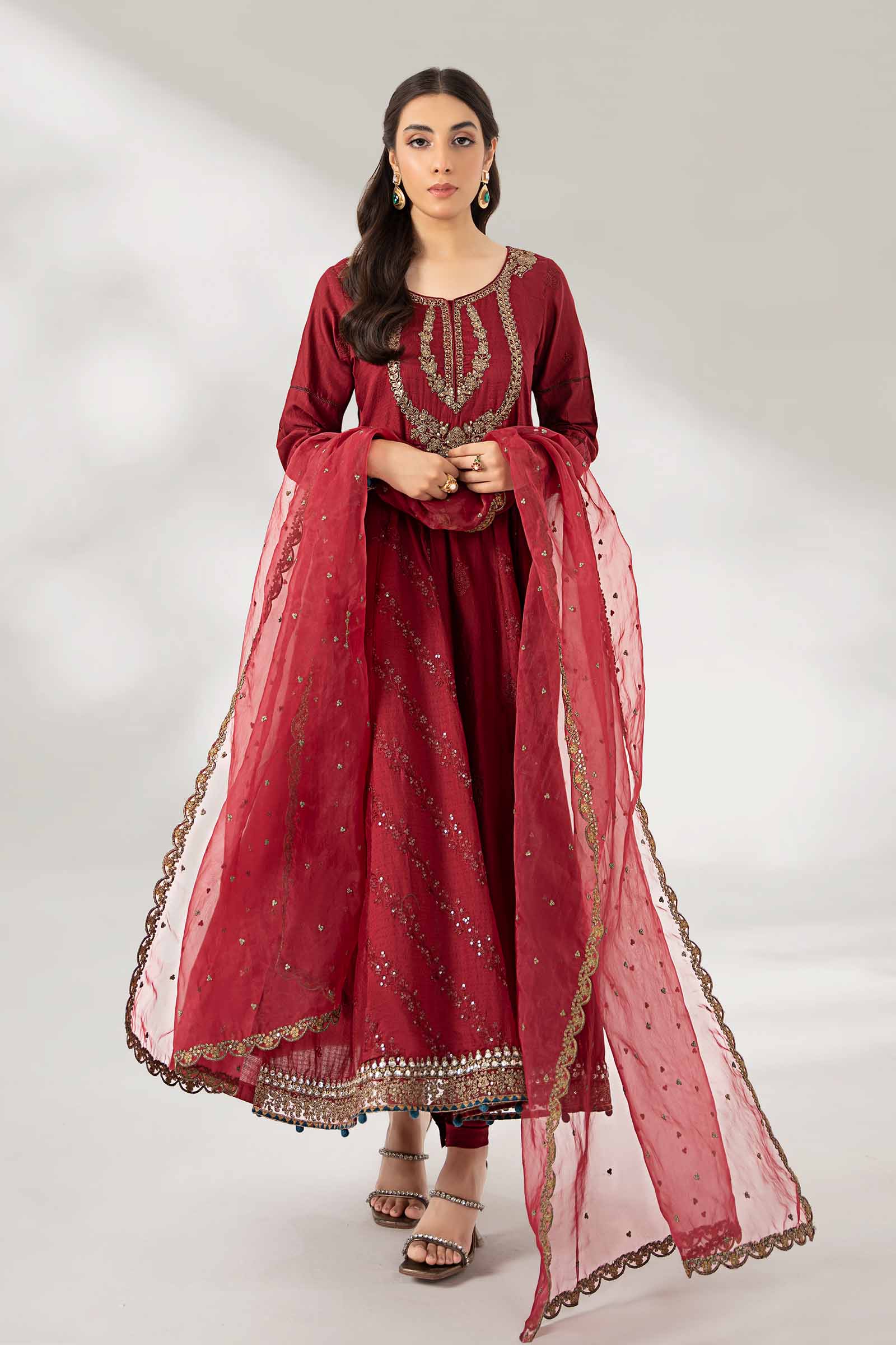 3 Piece Embroidered Lawn Suit - Image 5