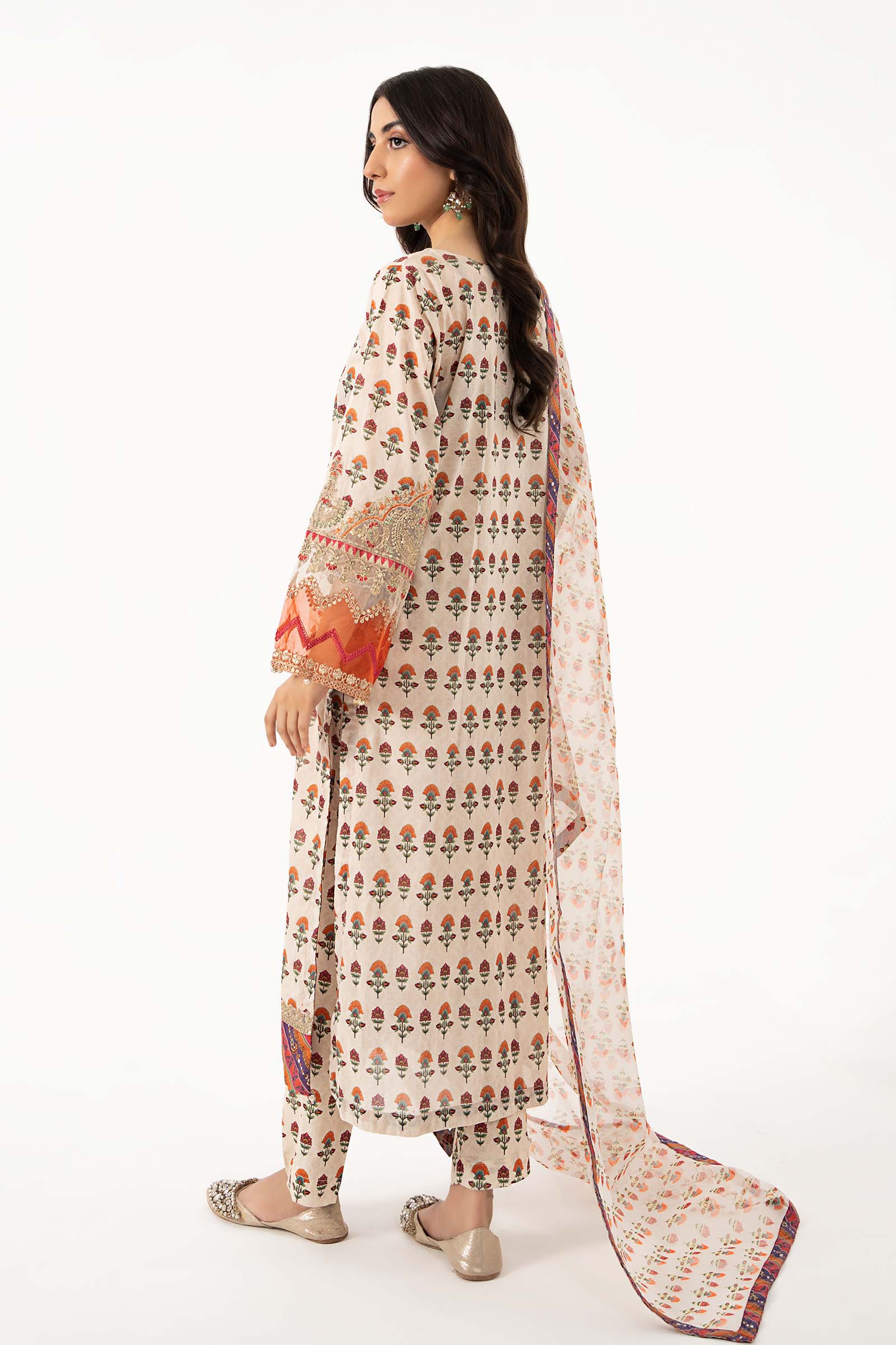 3 Piece Printed Lawn Suit - Image 6