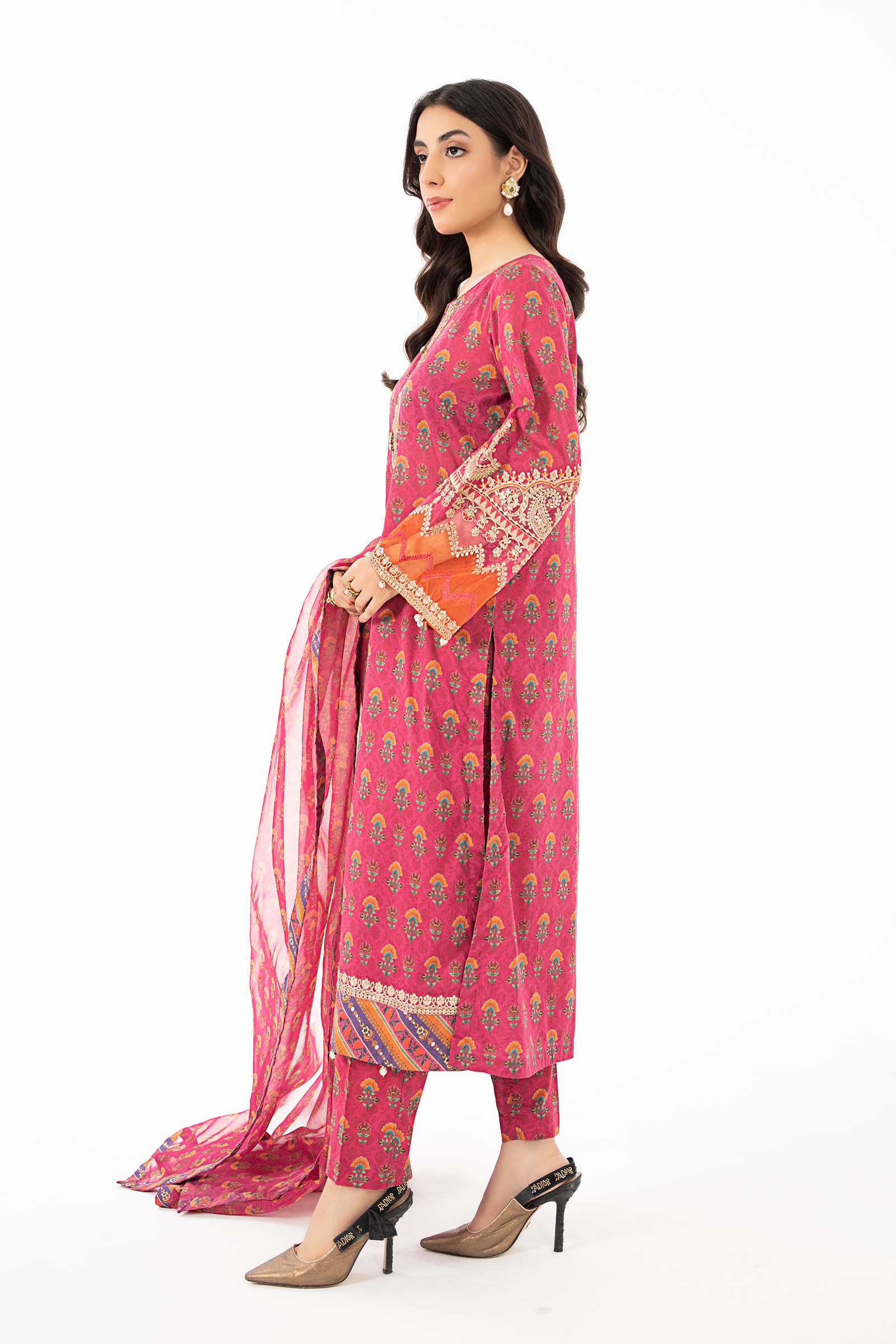 3 Piece Printed Lawn Suit - Image 4