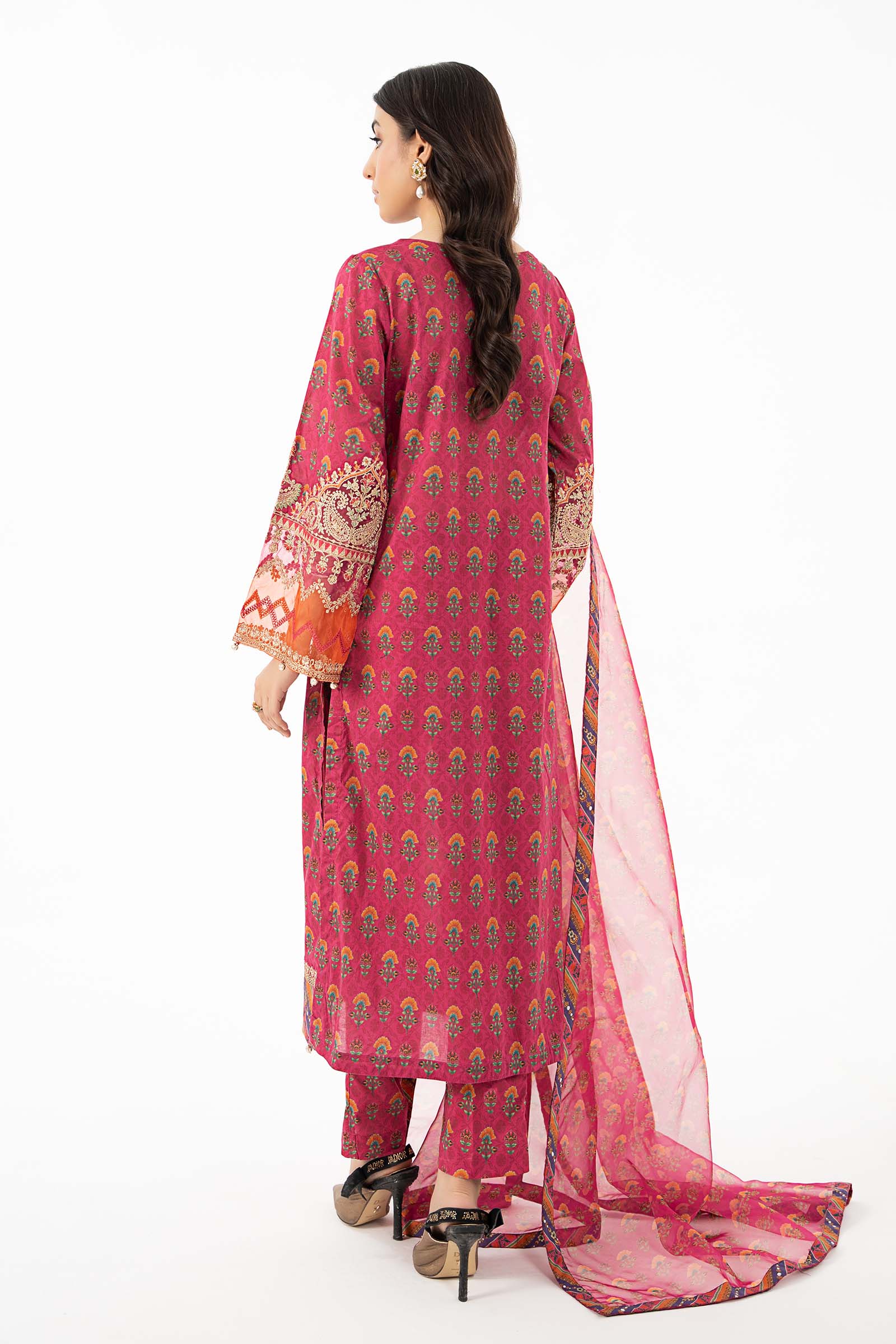 3 Piece Printed Lawn Suit - Image 5