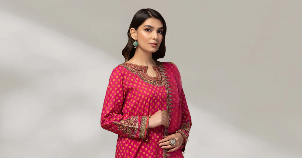 3 Piece Printed Lawn Suit - Image 6