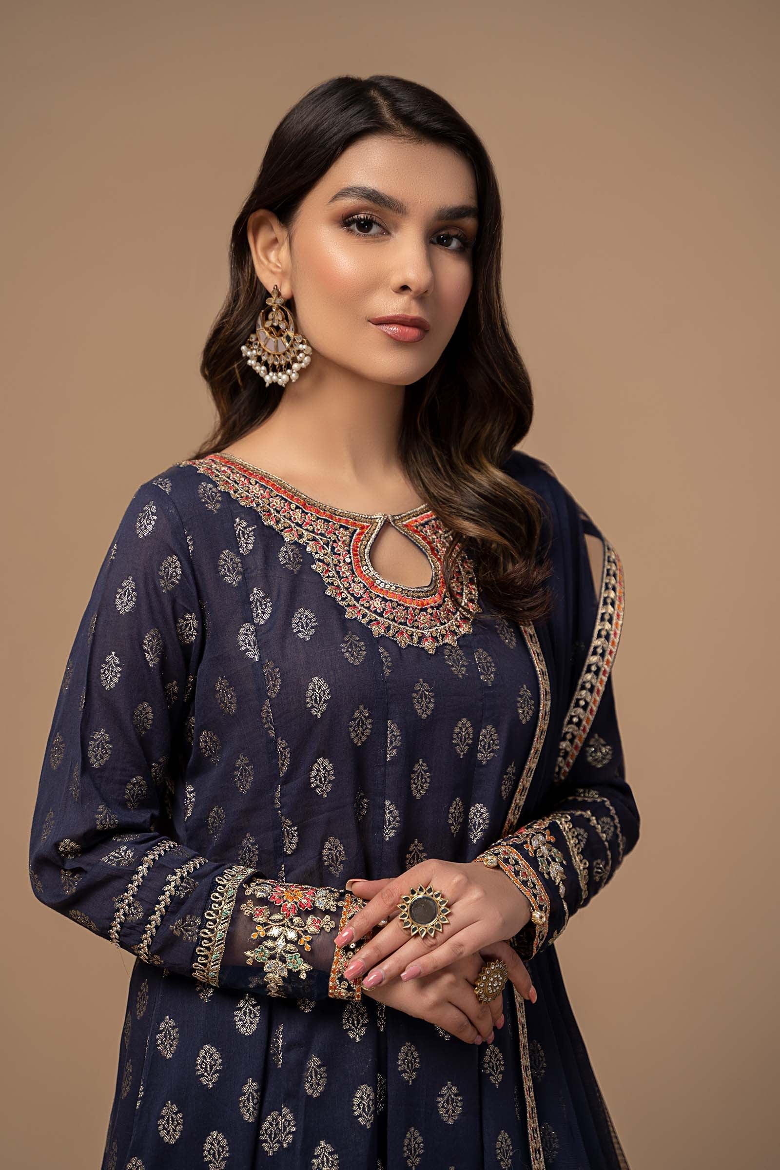 3 Piece Embroidered Suit - Image 2