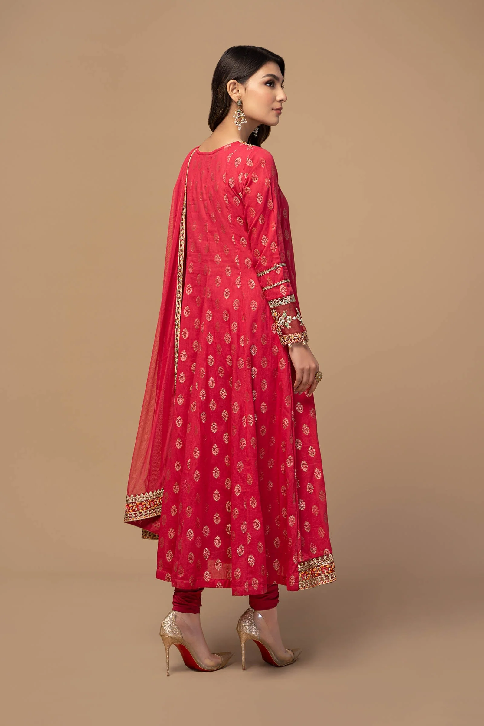 3 Piece Embroidered Suit - Image 6