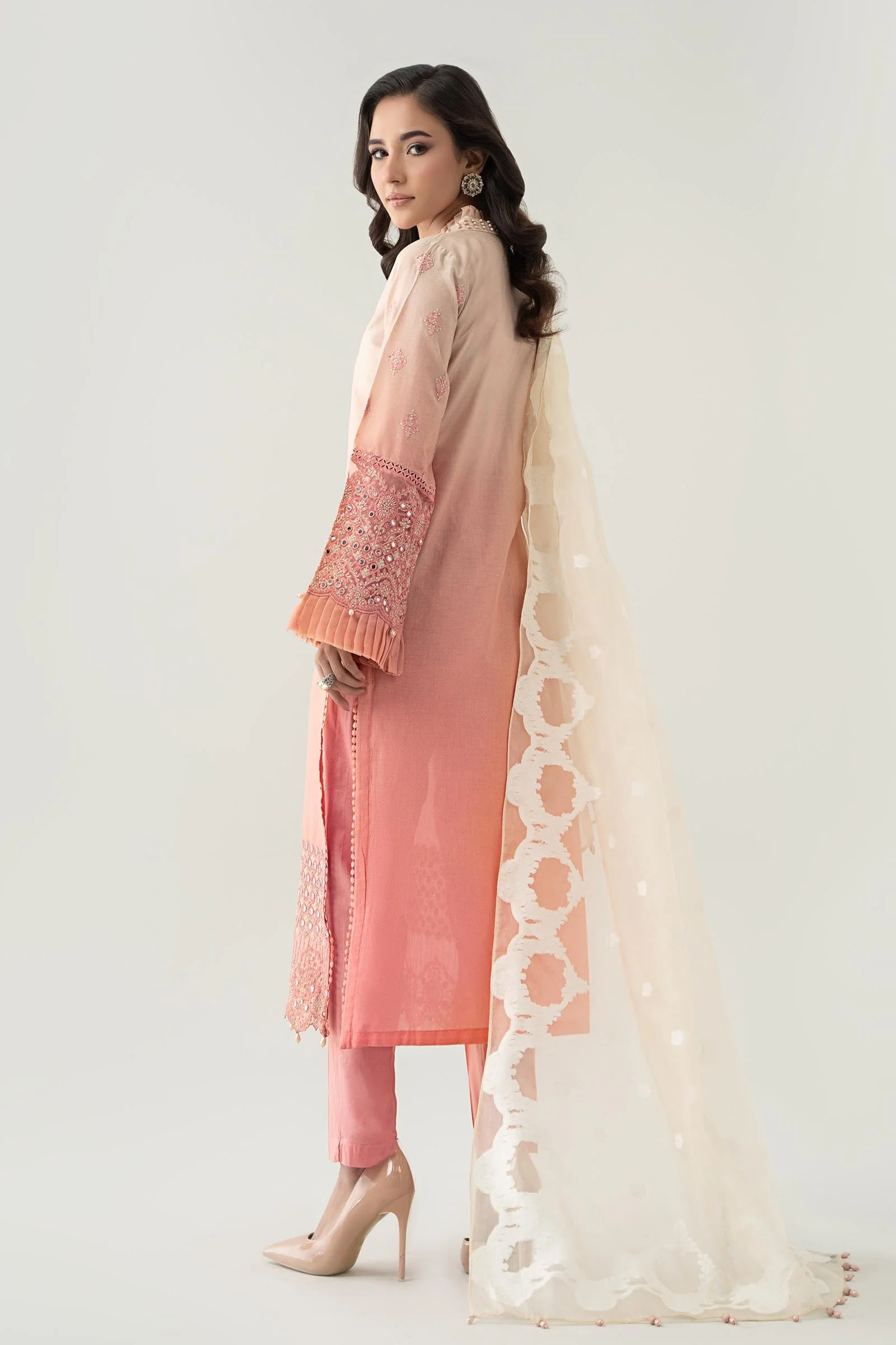 3 Piece Dyed Lawn Suit - Image 8