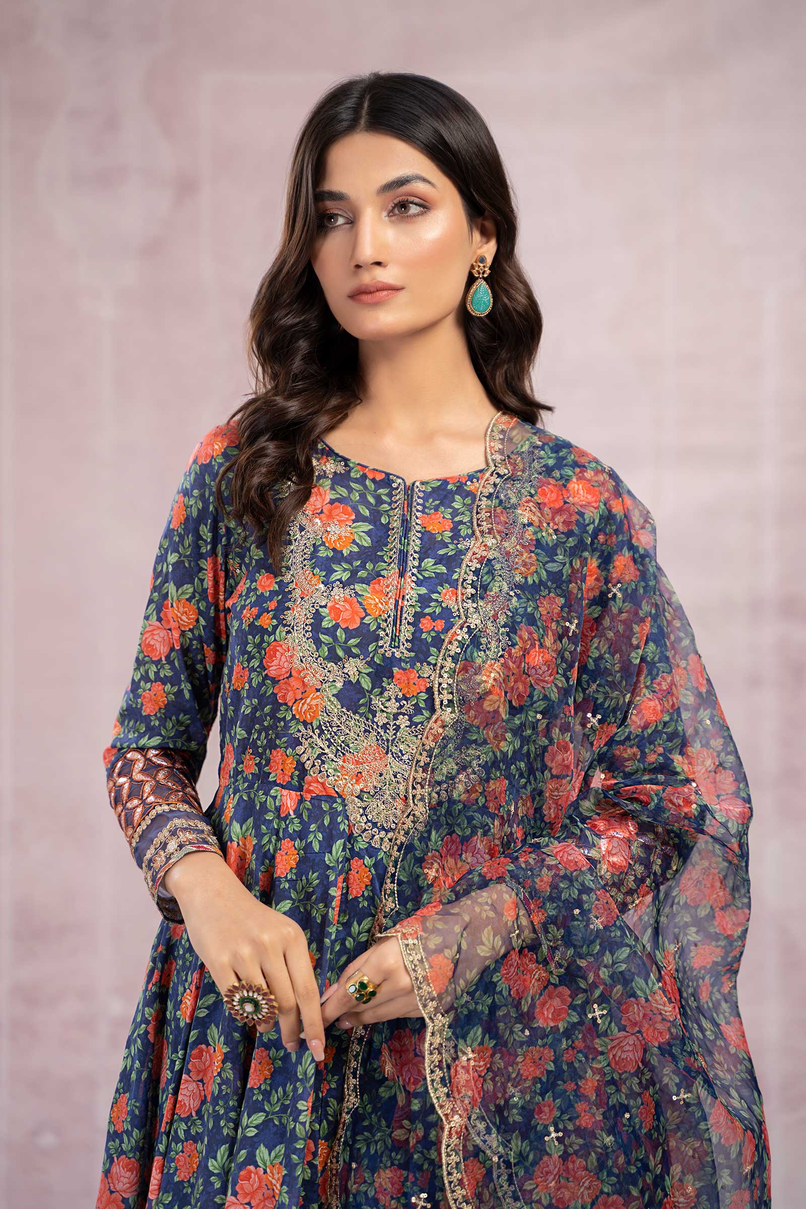 3 Piece Printed Lawn Suit - Image 2