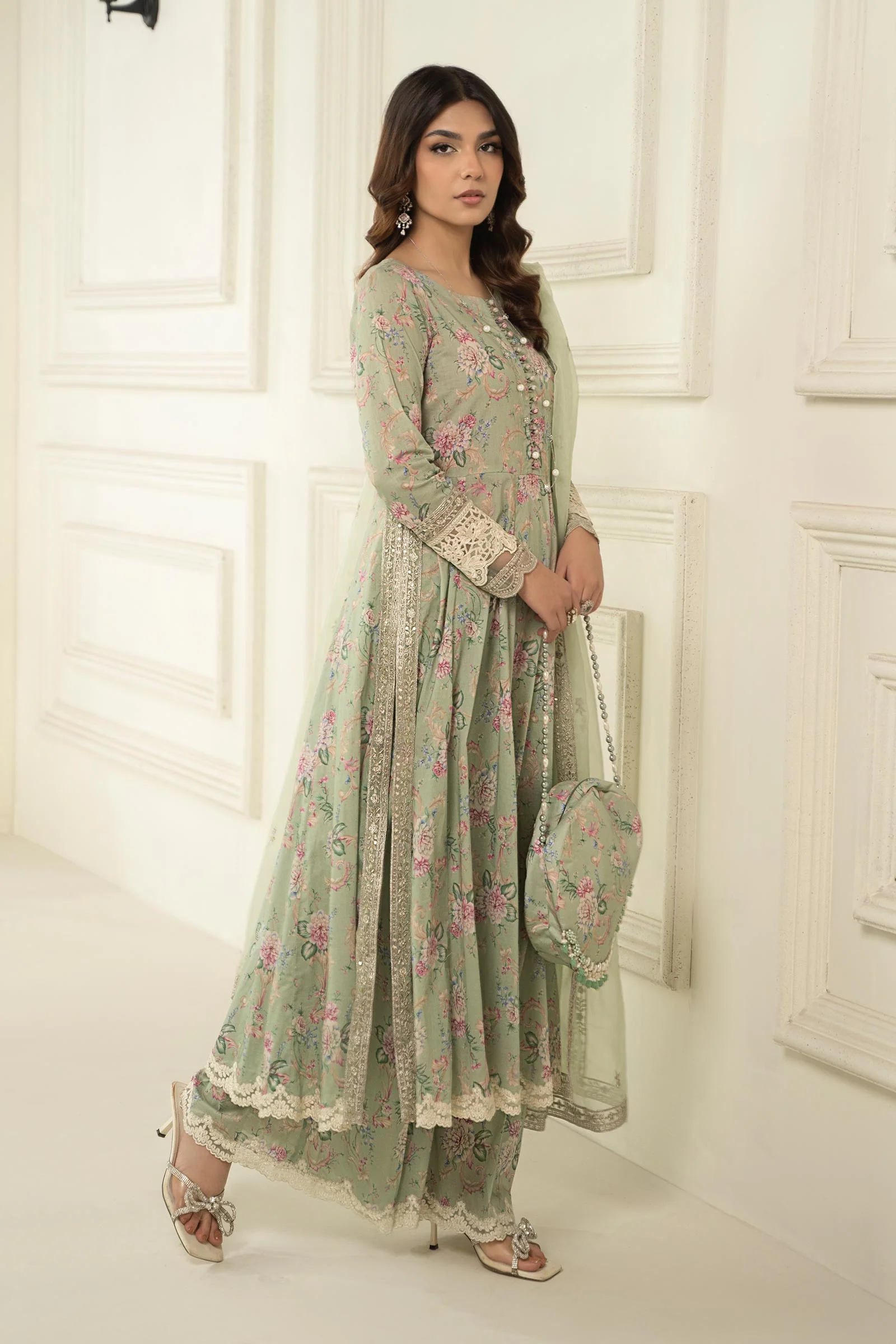 3 Piece Printed Lawn Suit - Image 6