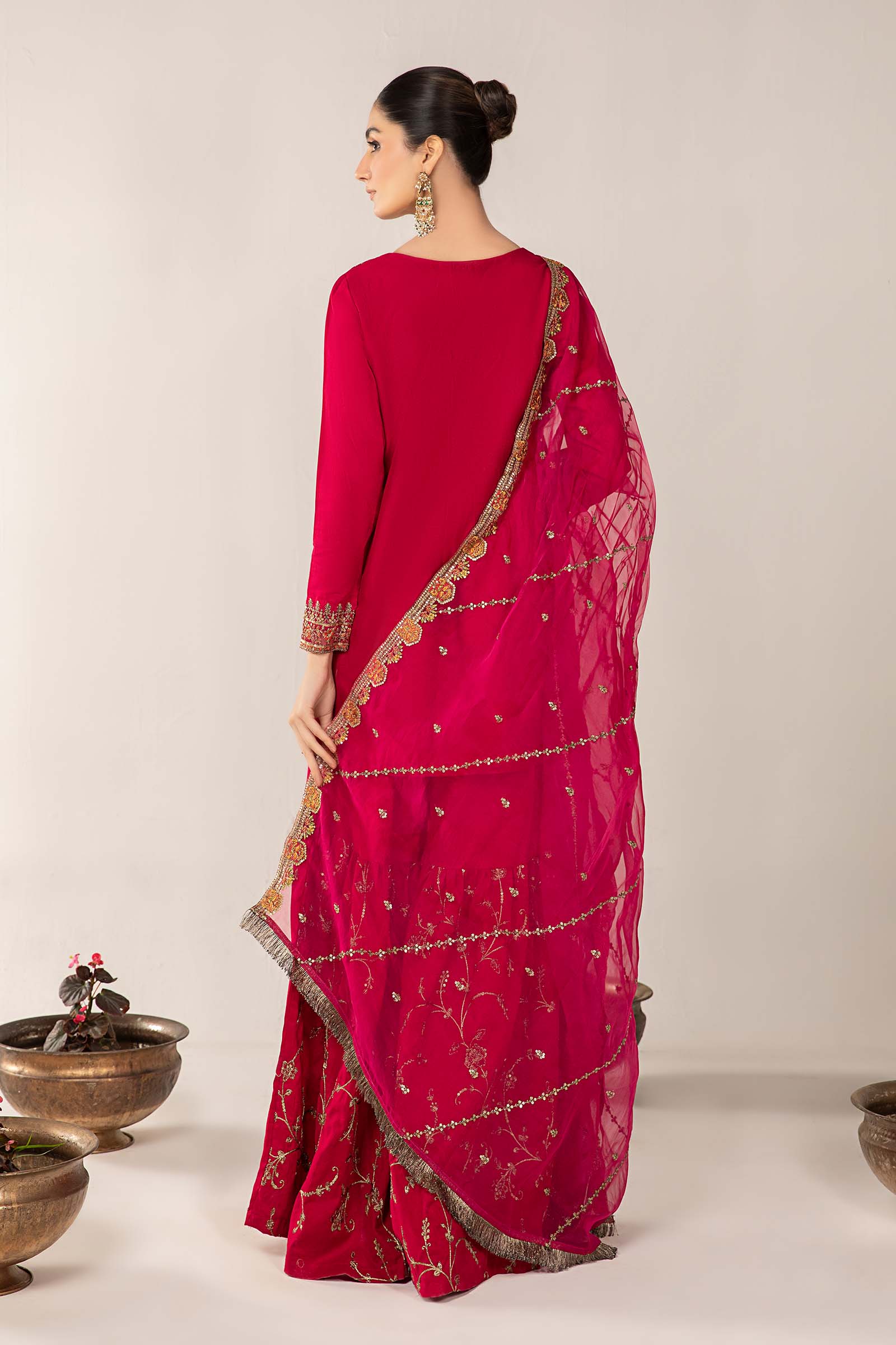 3 Piece Embroidered Dobby Lawn Suit - Image 4
