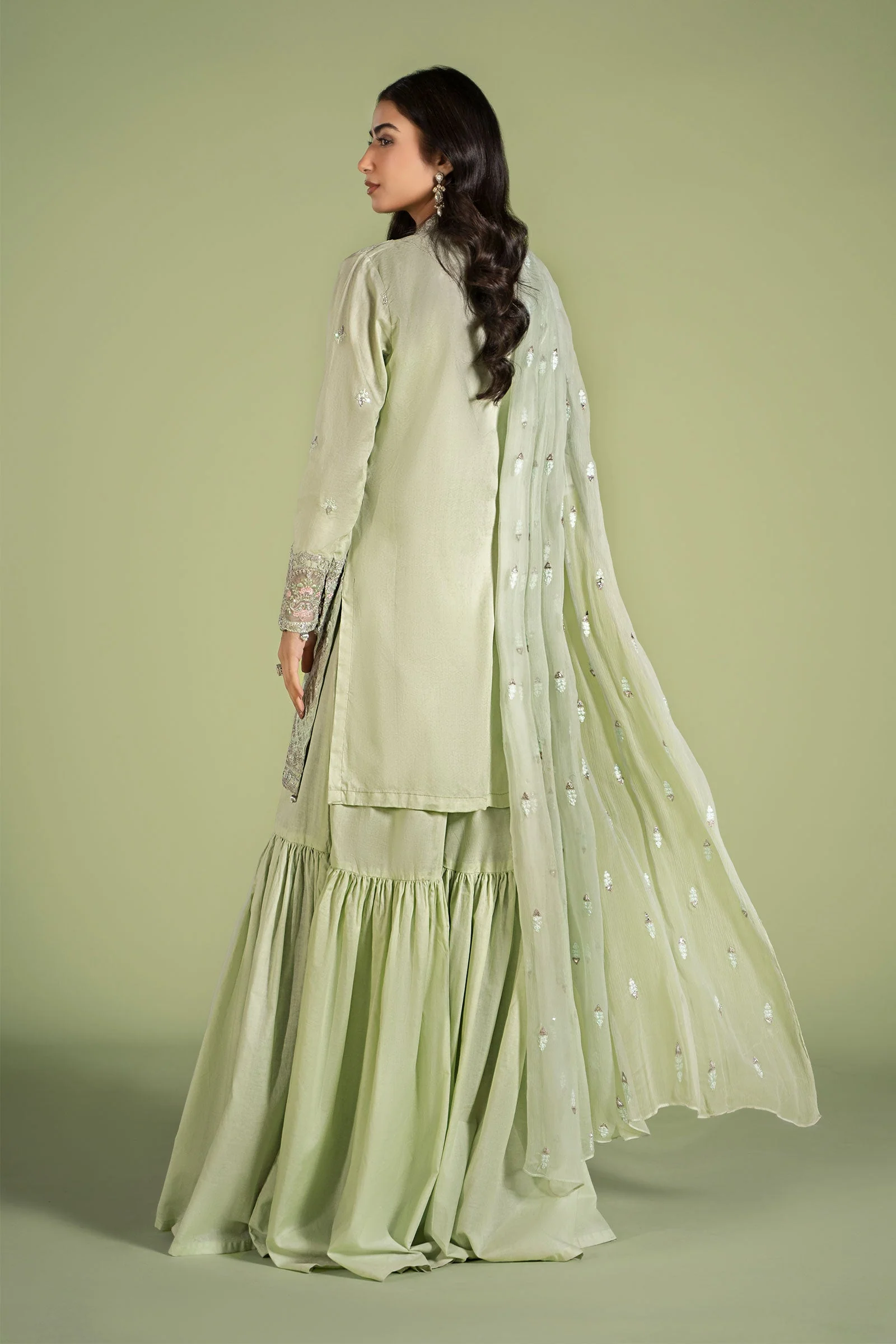 3 Piece Embroidered Lawn Suit - Image 7