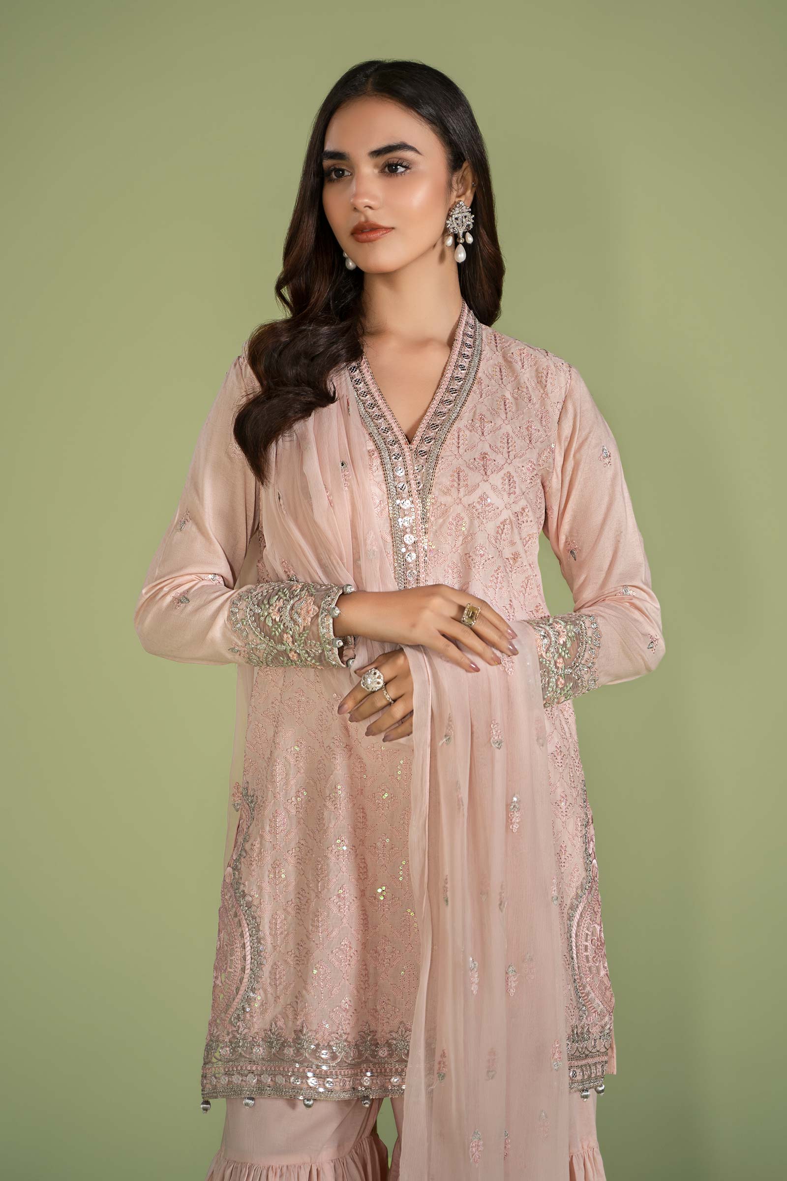 3 Piece Embroidered Lawn Suit - Image 2