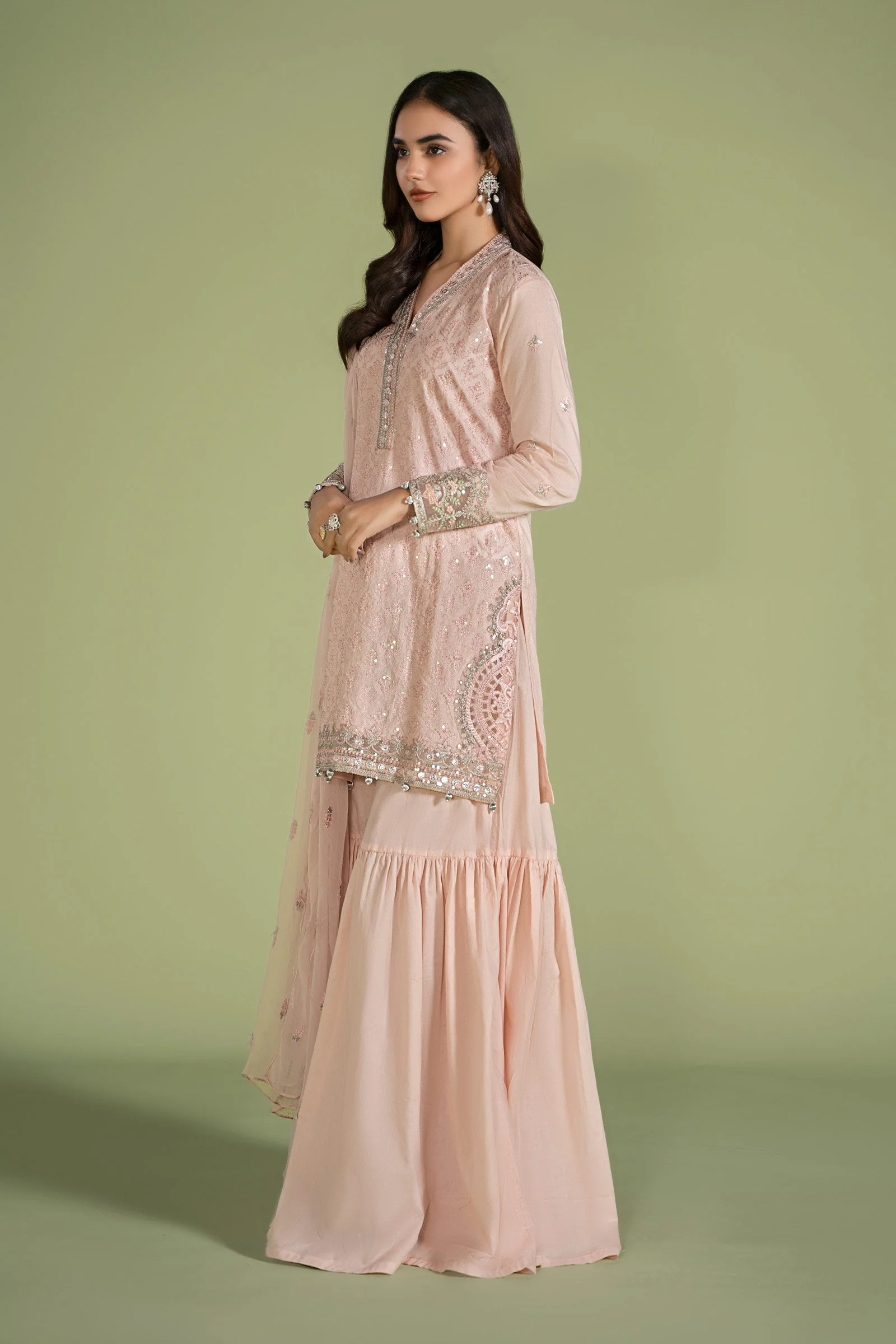 3 Piece Embroidered Lawn Suit - Image 6