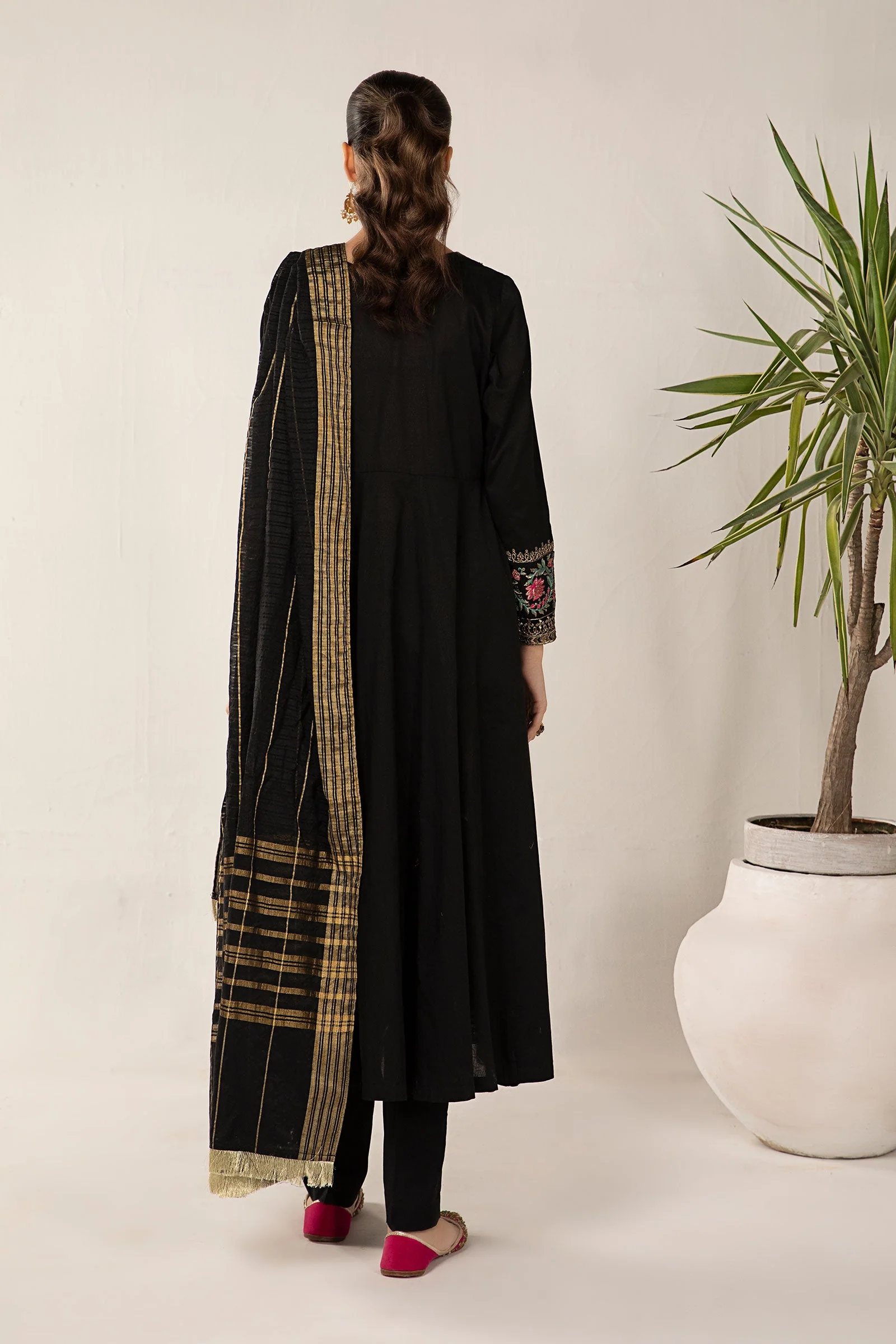 3 Piece Dyed Lawn Suit - Image 8