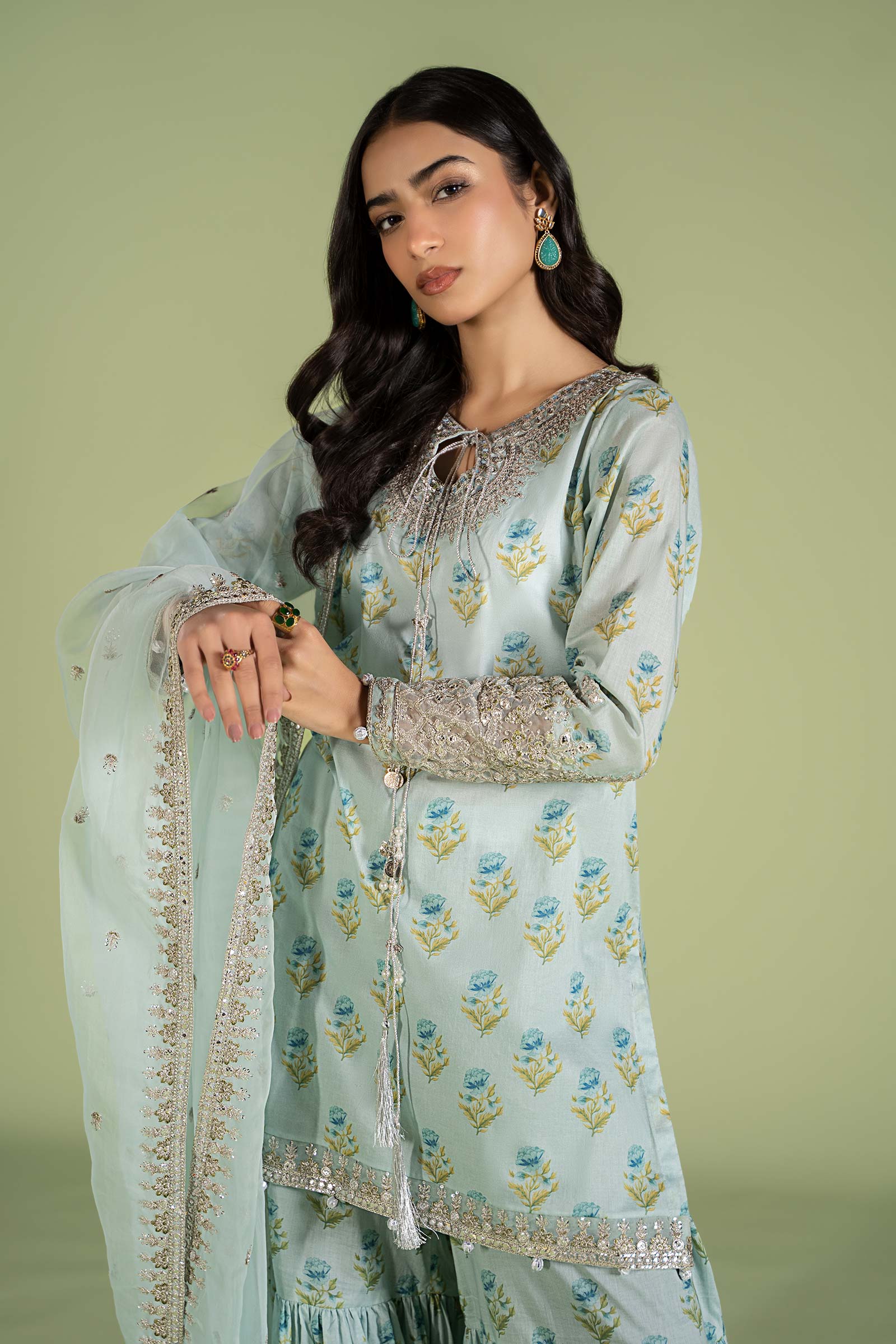 3 Piece Printed Lawn Suit - Image 2