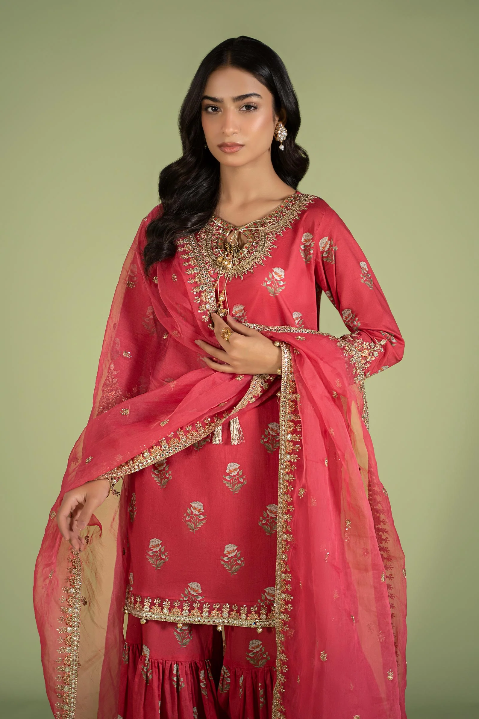 3 Piece Printed Lawn Suit - Image 3