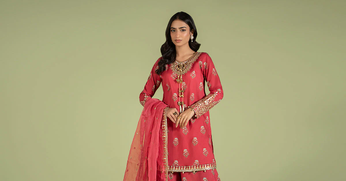 3 Piece Printed Lawn Suit - Image 9