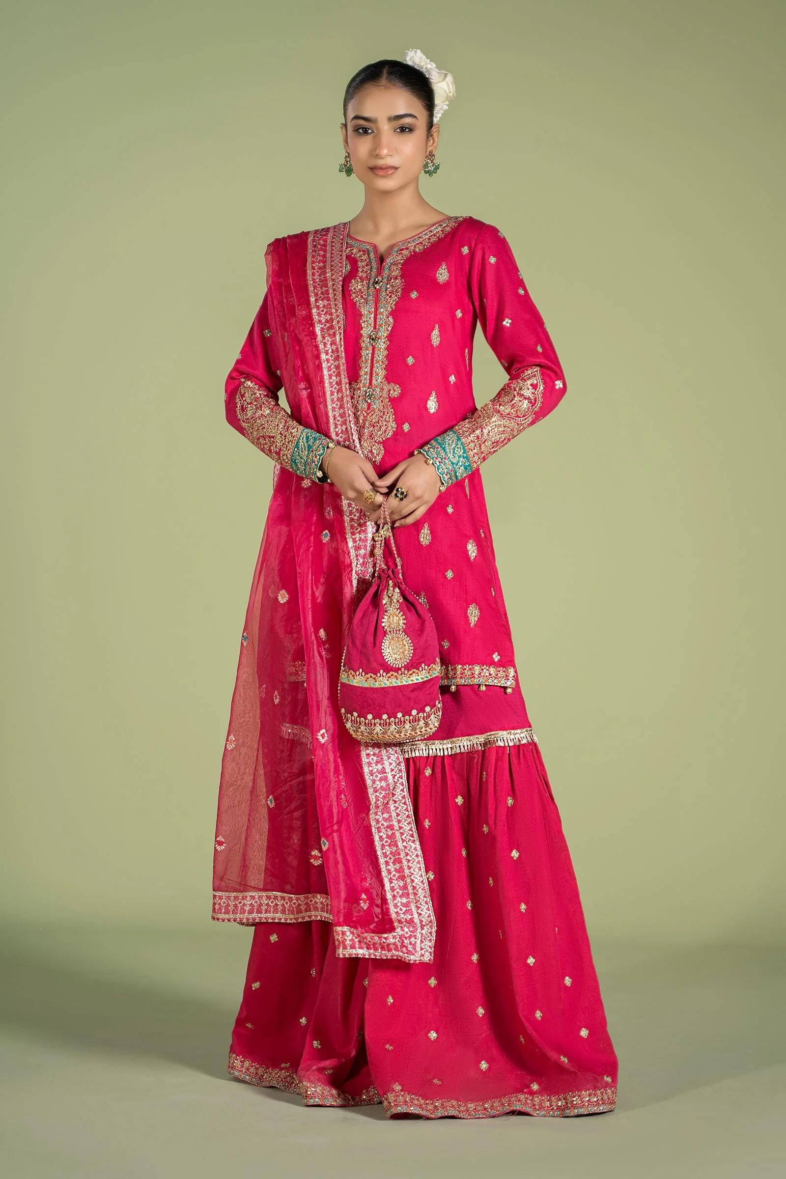 3 Piece Embroidered Lawn Suit