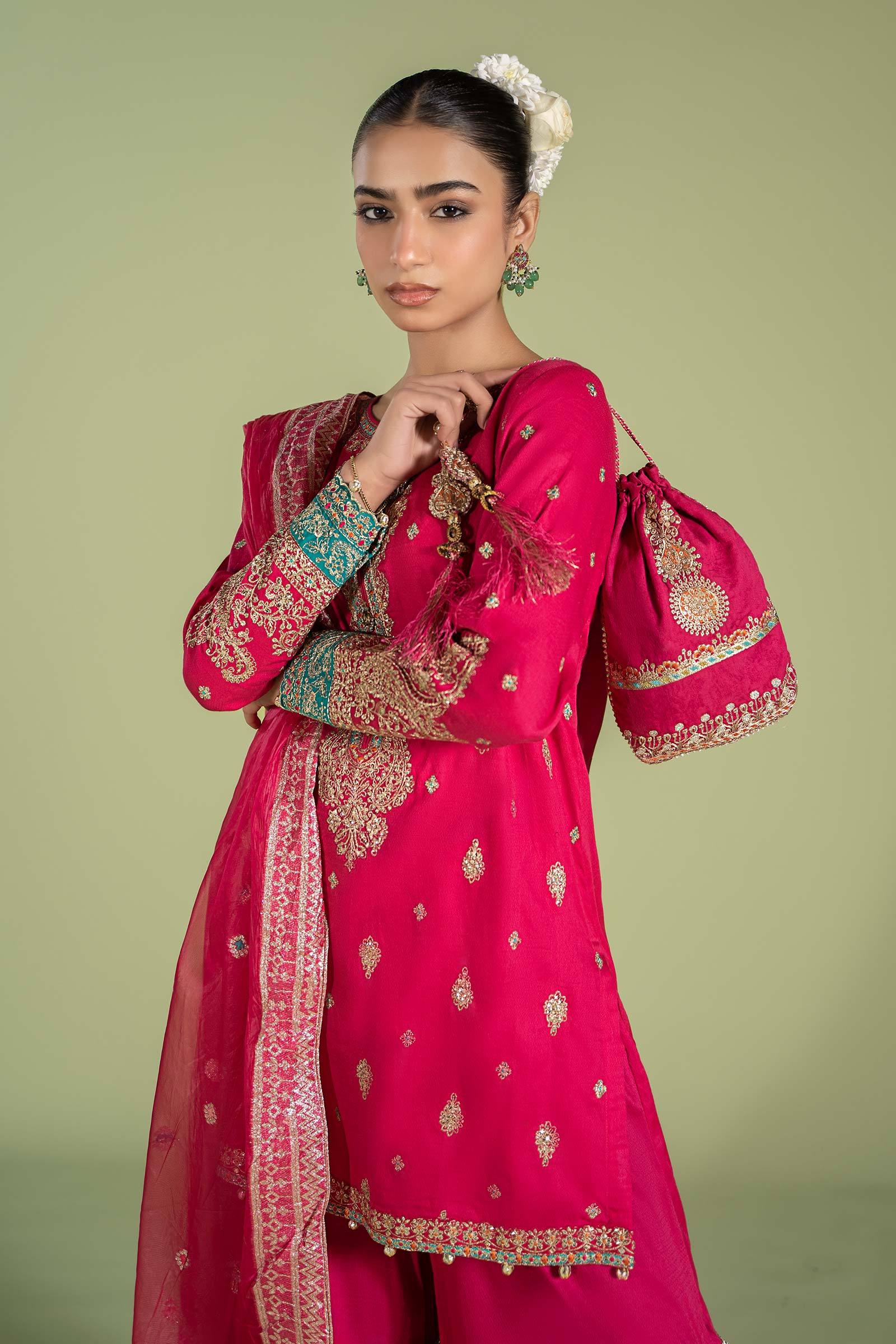 3 Piece Embroidered Lawn Suit - Image 2