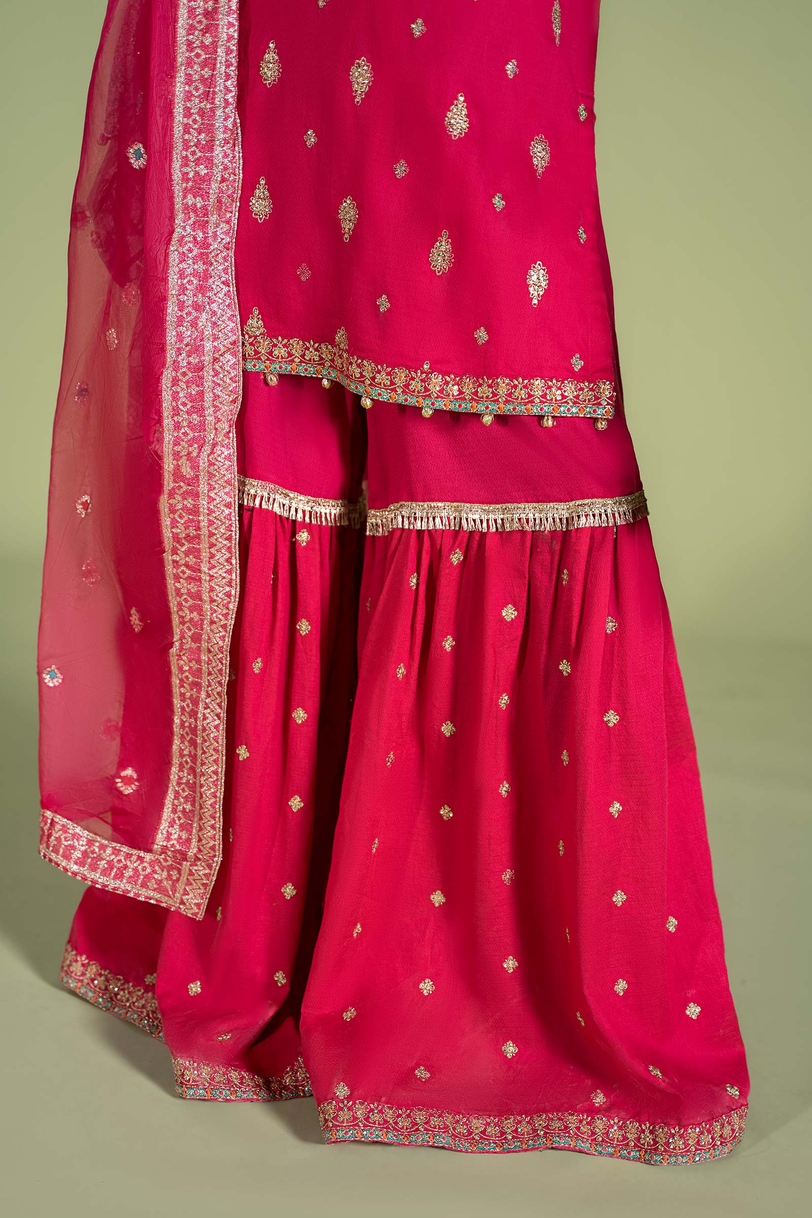 3 Piece Embroidered Lawn Suit - Image 6