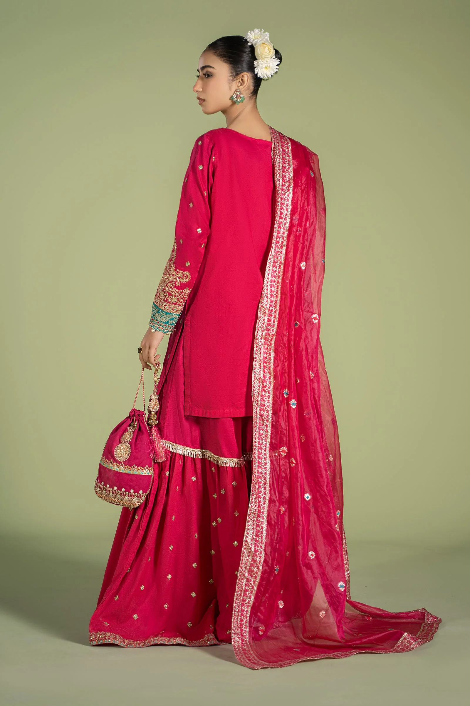 3 Piece Embroidered Lawn Suit - Image 8