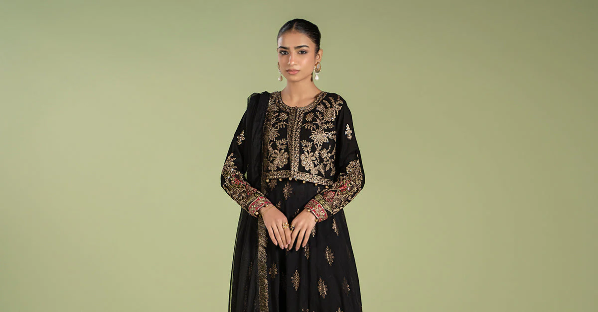 3 Piece Printed Jacquard Suit - Image 8