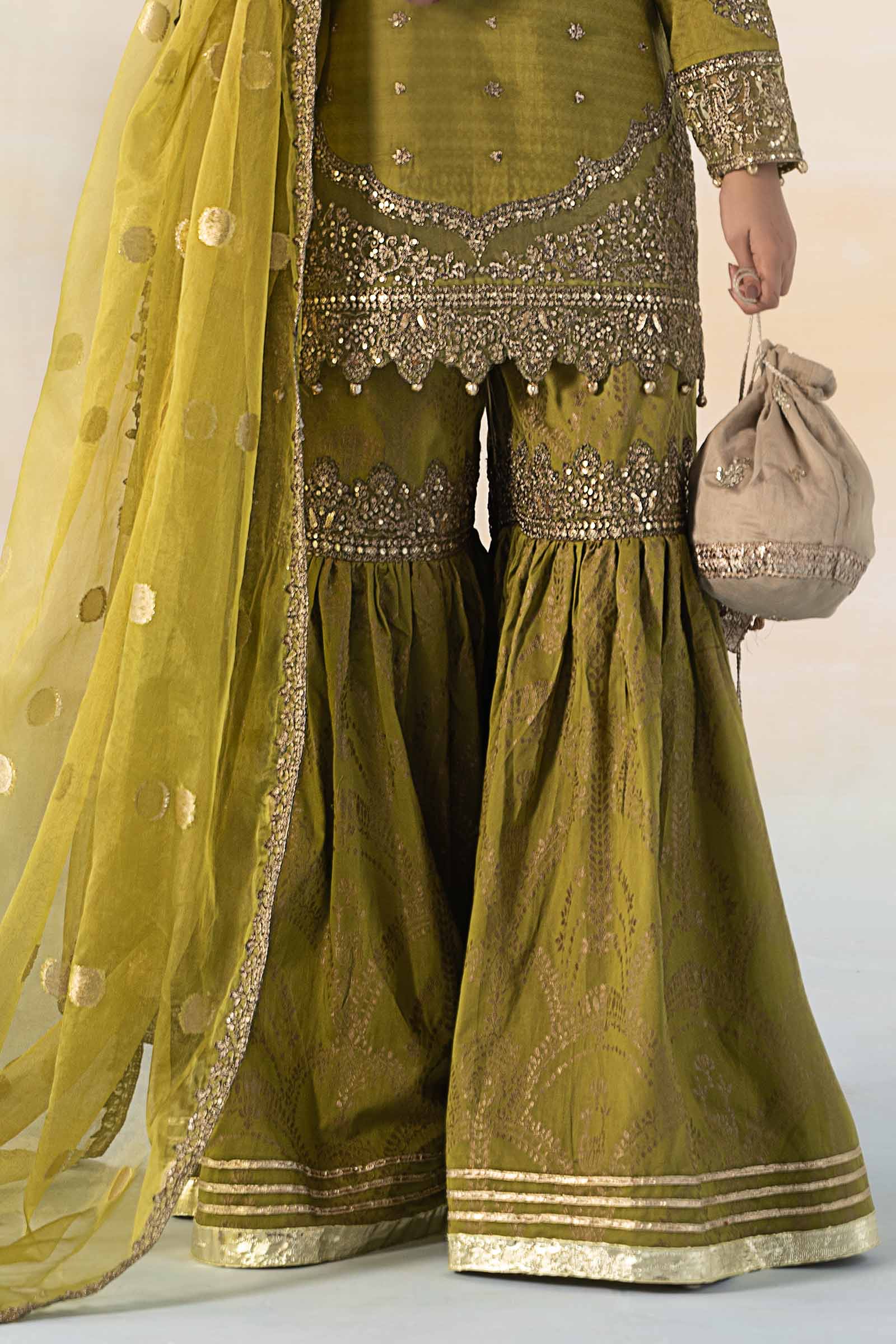 3 Piece Embroidered Dobby Suit - Image 5