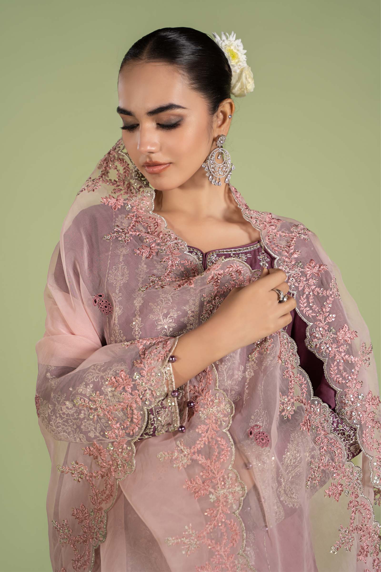 3 Piece Embroidered Lawn Suit - Image 2