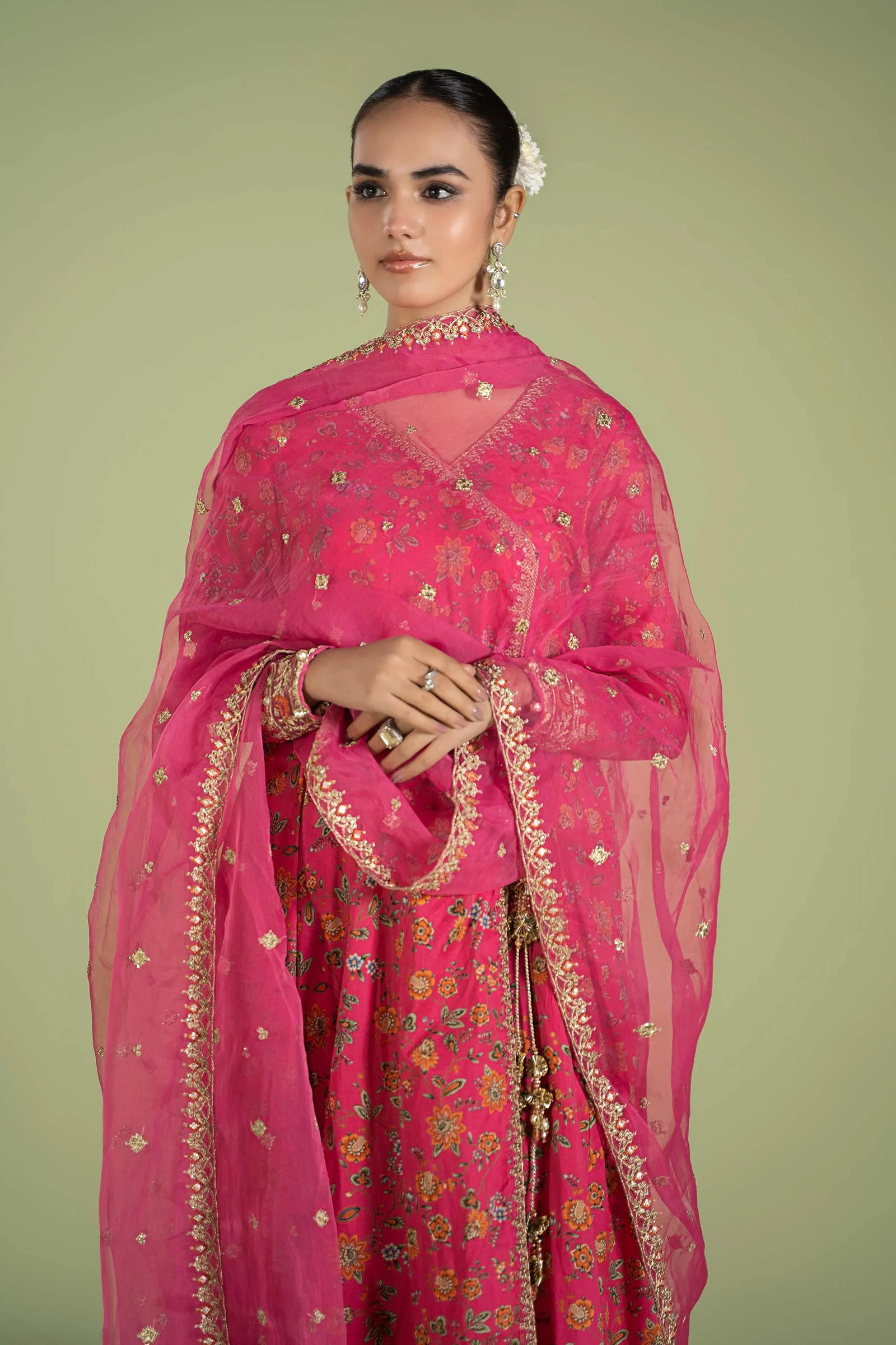 3 Piece Embroidered Lawn Suit - Image 6
