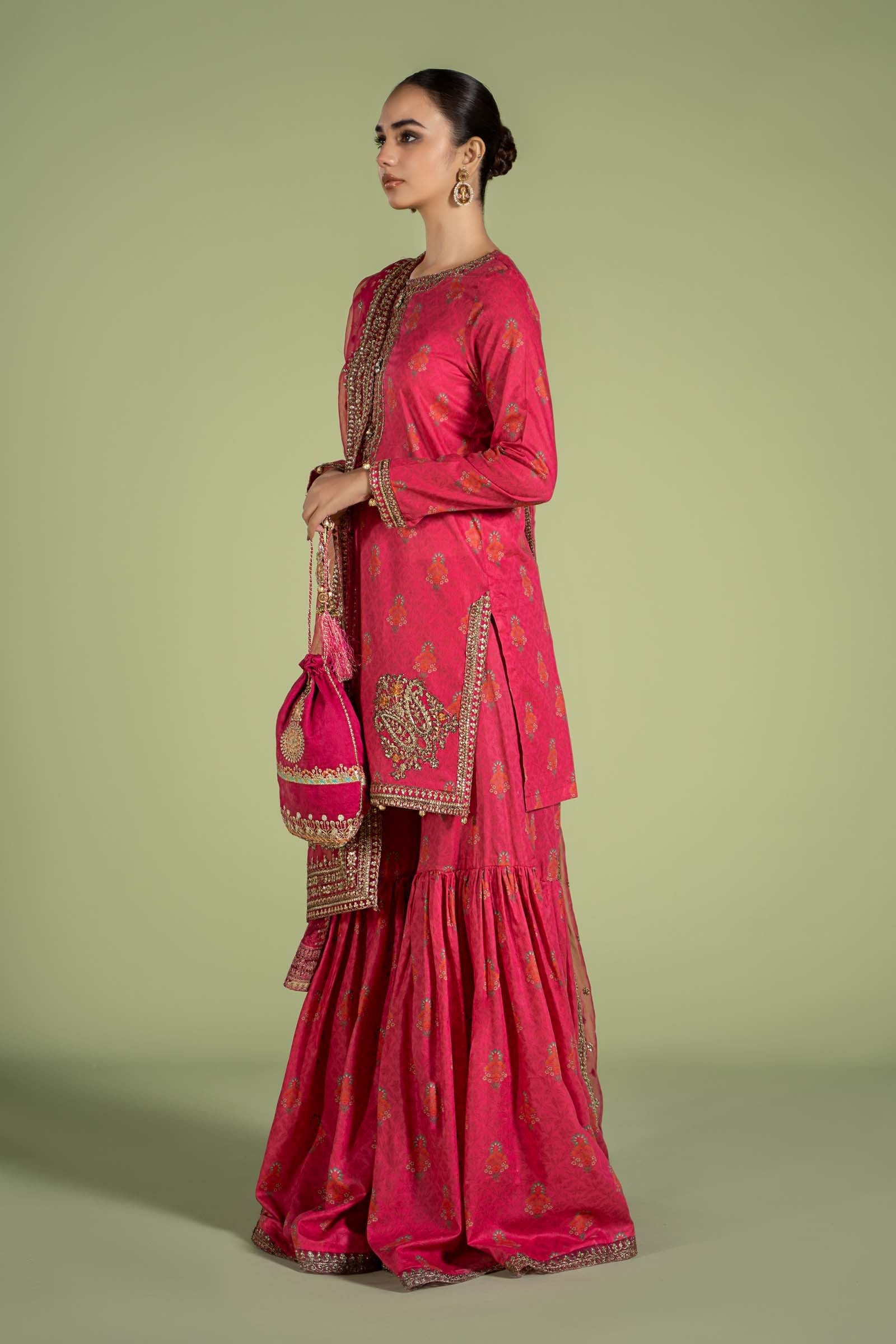3 Piece Embroidered Lawn Suit - Image 7