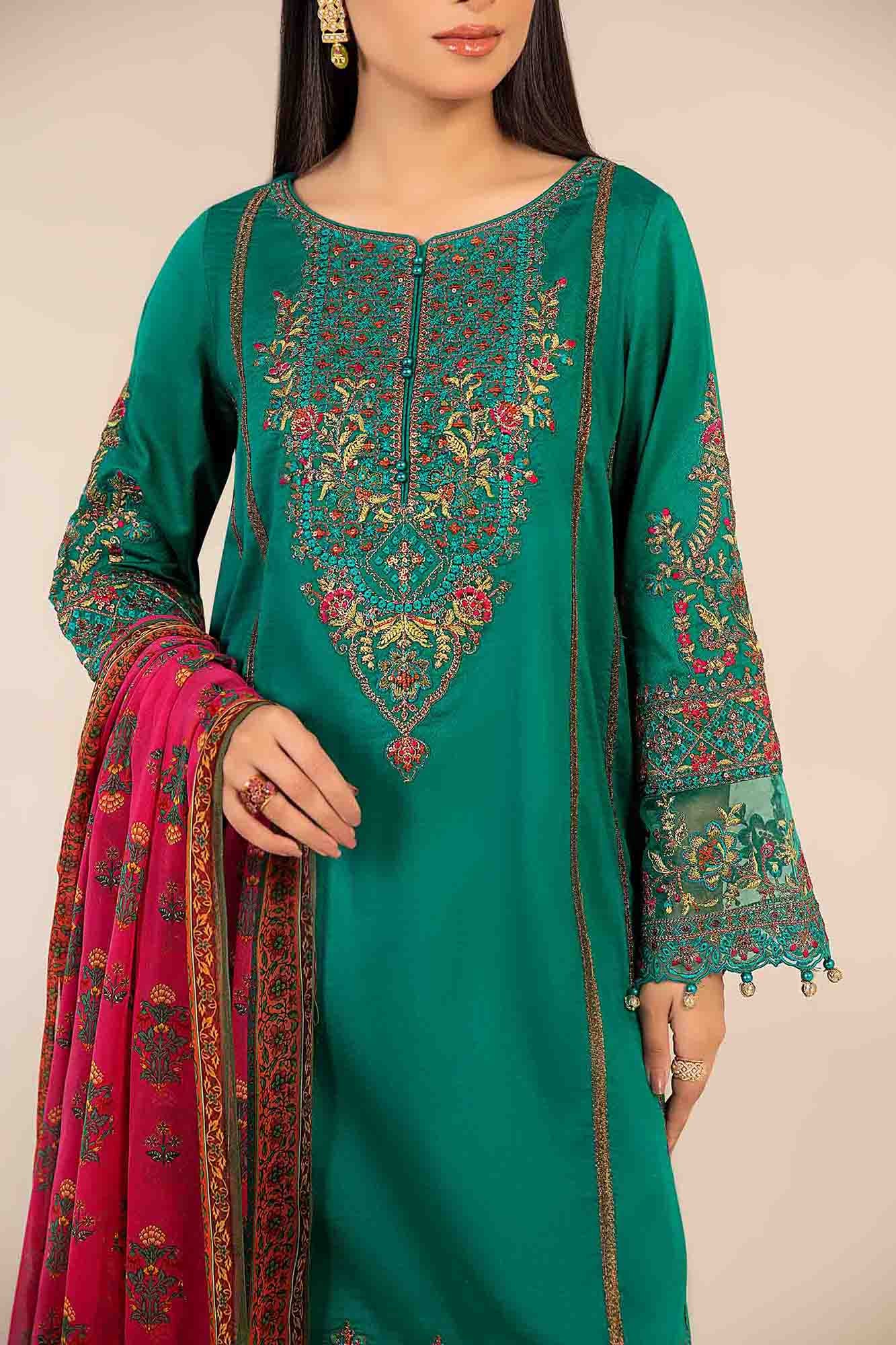 3 Piece Embroidered Dobby Suit - Image 3