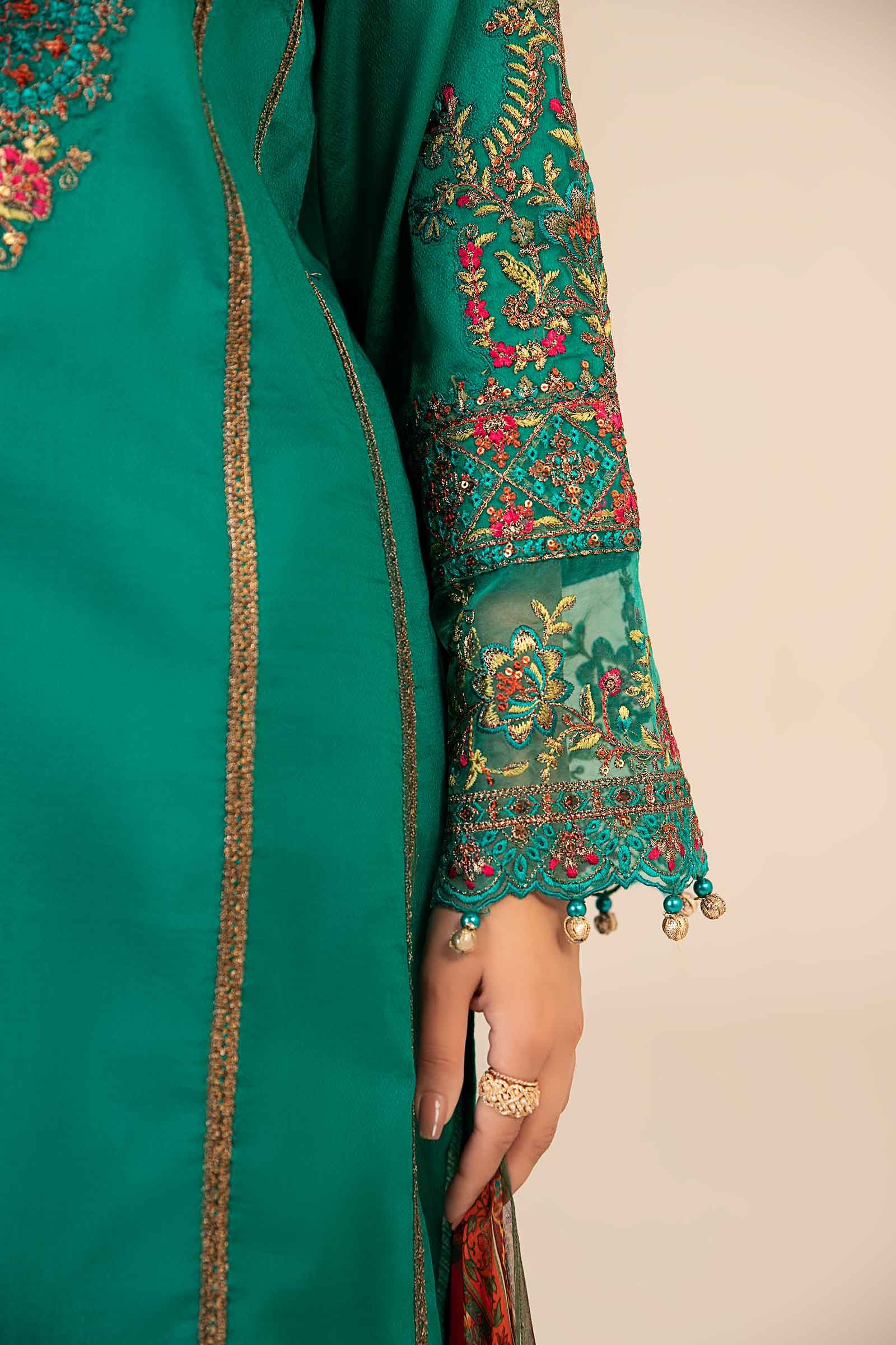 3 Piece Embroidered Dobby Suit - Image 5