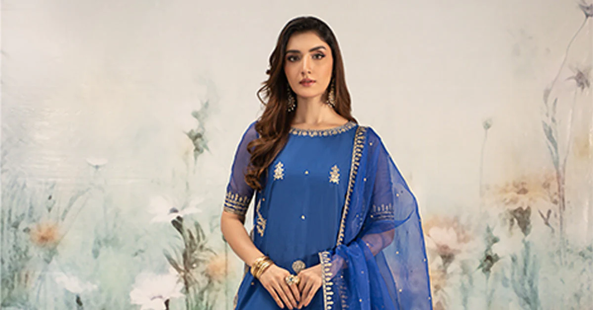 3 Piece Embroidered Lawn Suit - Image 7