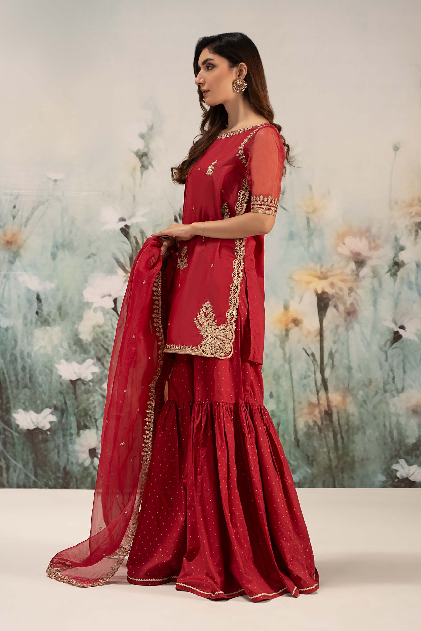 3 Piece Embroidered Lawn Suit - Image 7
