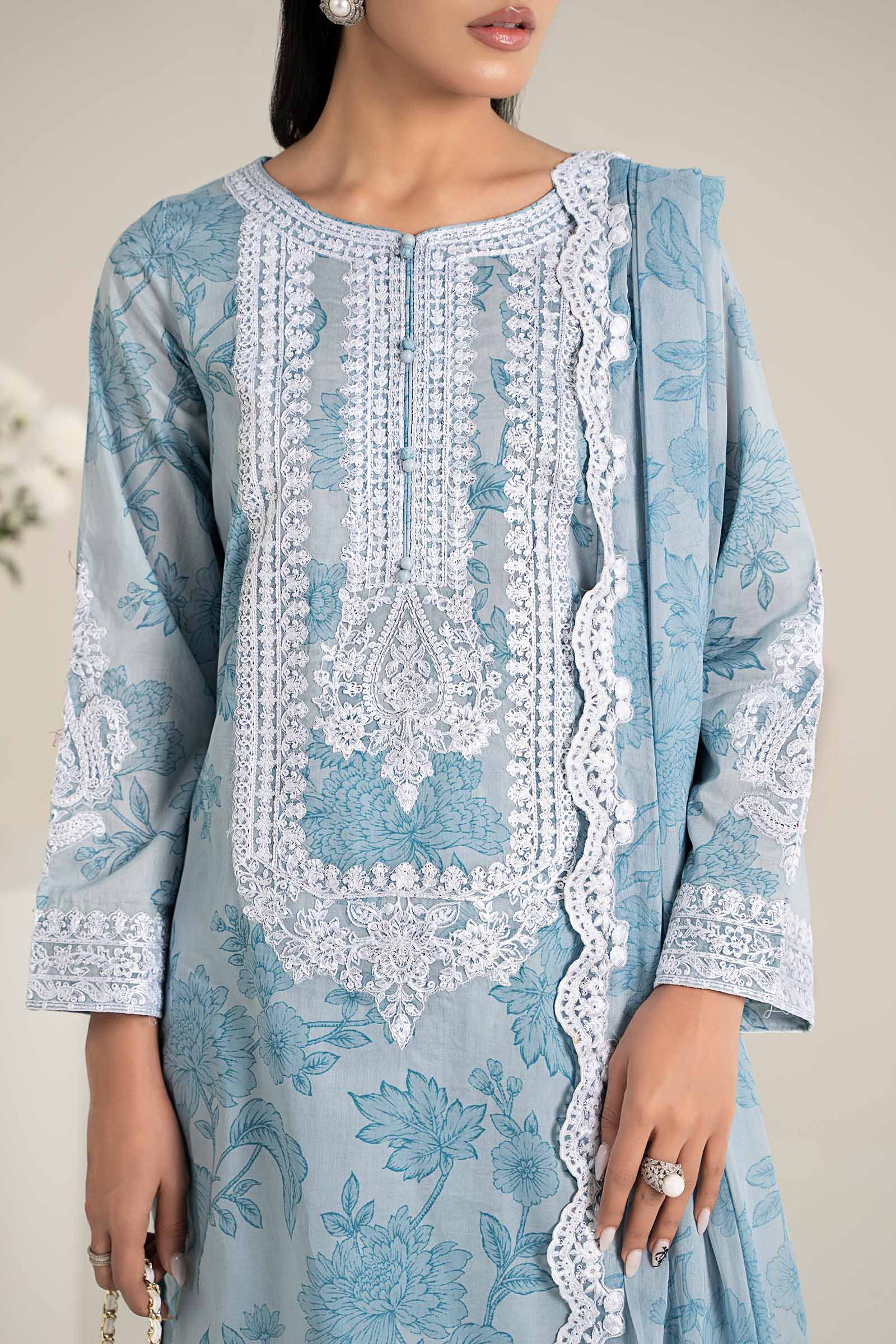 3 Piece Printed Lawn Suit - Image 3