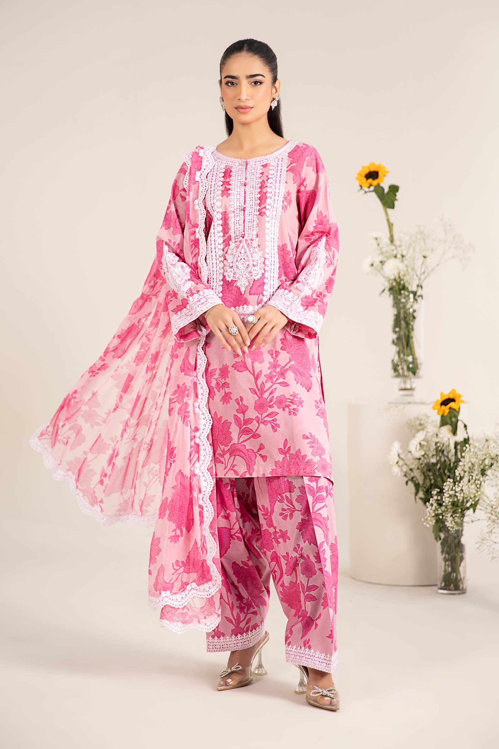 3 Piece Printed Lawn Suit - Image 7