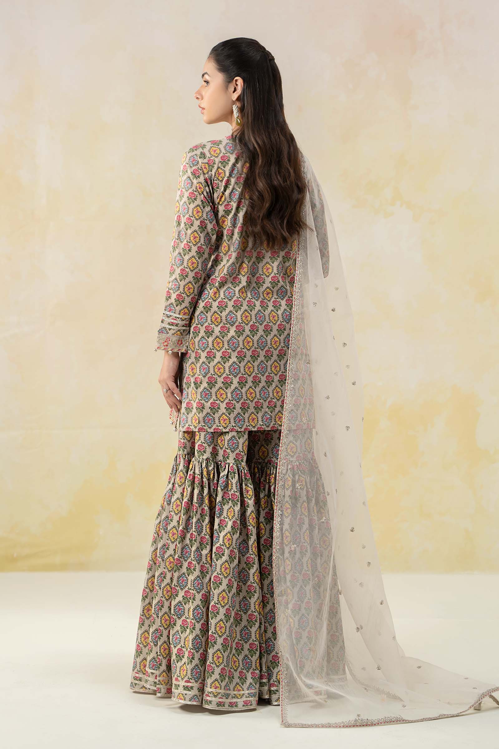 3 Piece Printed Lawn Suit - Image 6