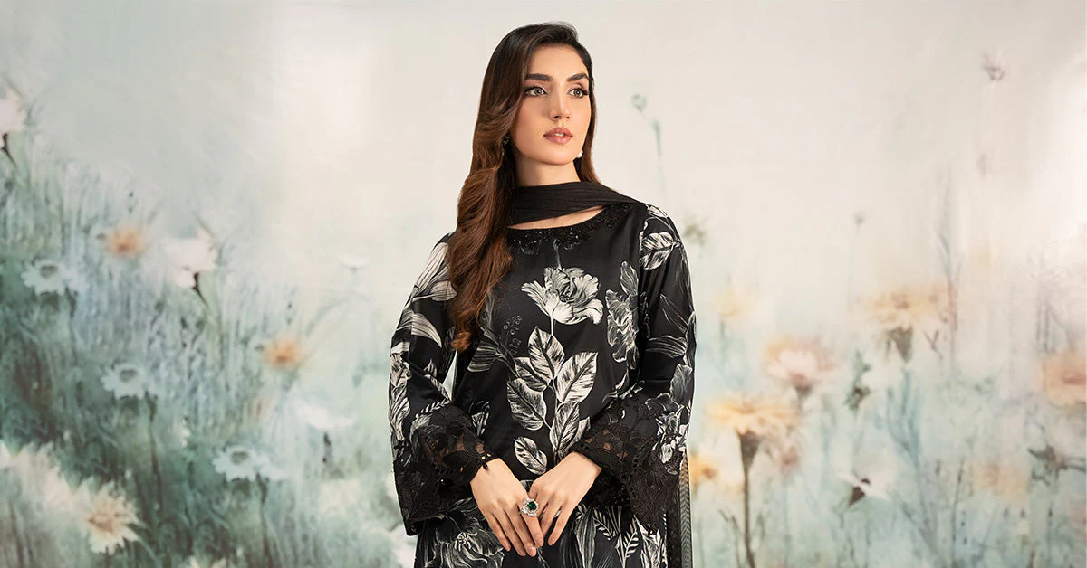 3 Piece Printed Lawn Suit - Image 14