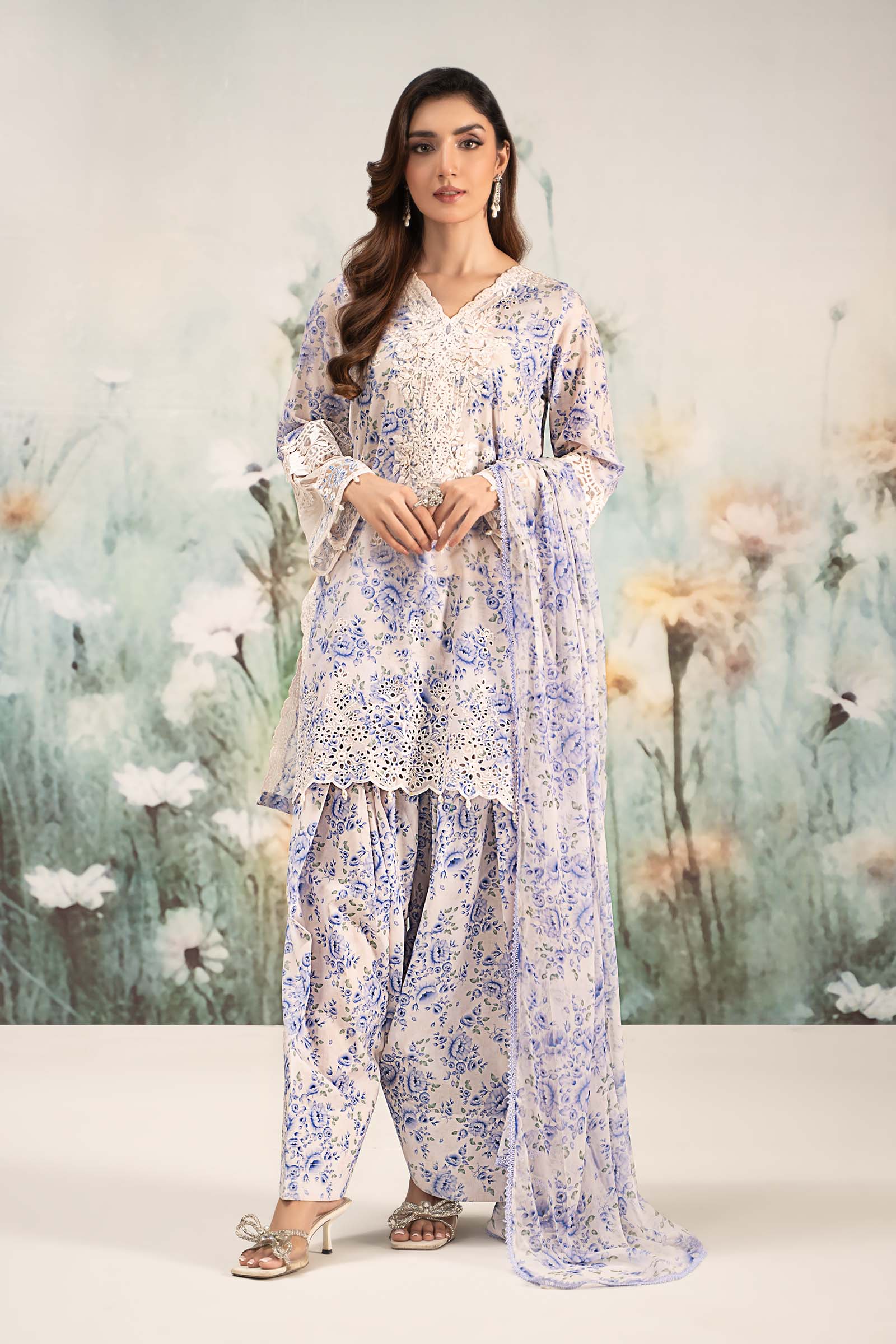 3 Piece Printed Lawn Suit - Image 7