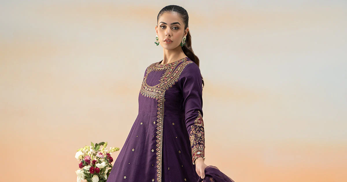 3 Piece Embroidered Dobby Lawn Suit - Image 8