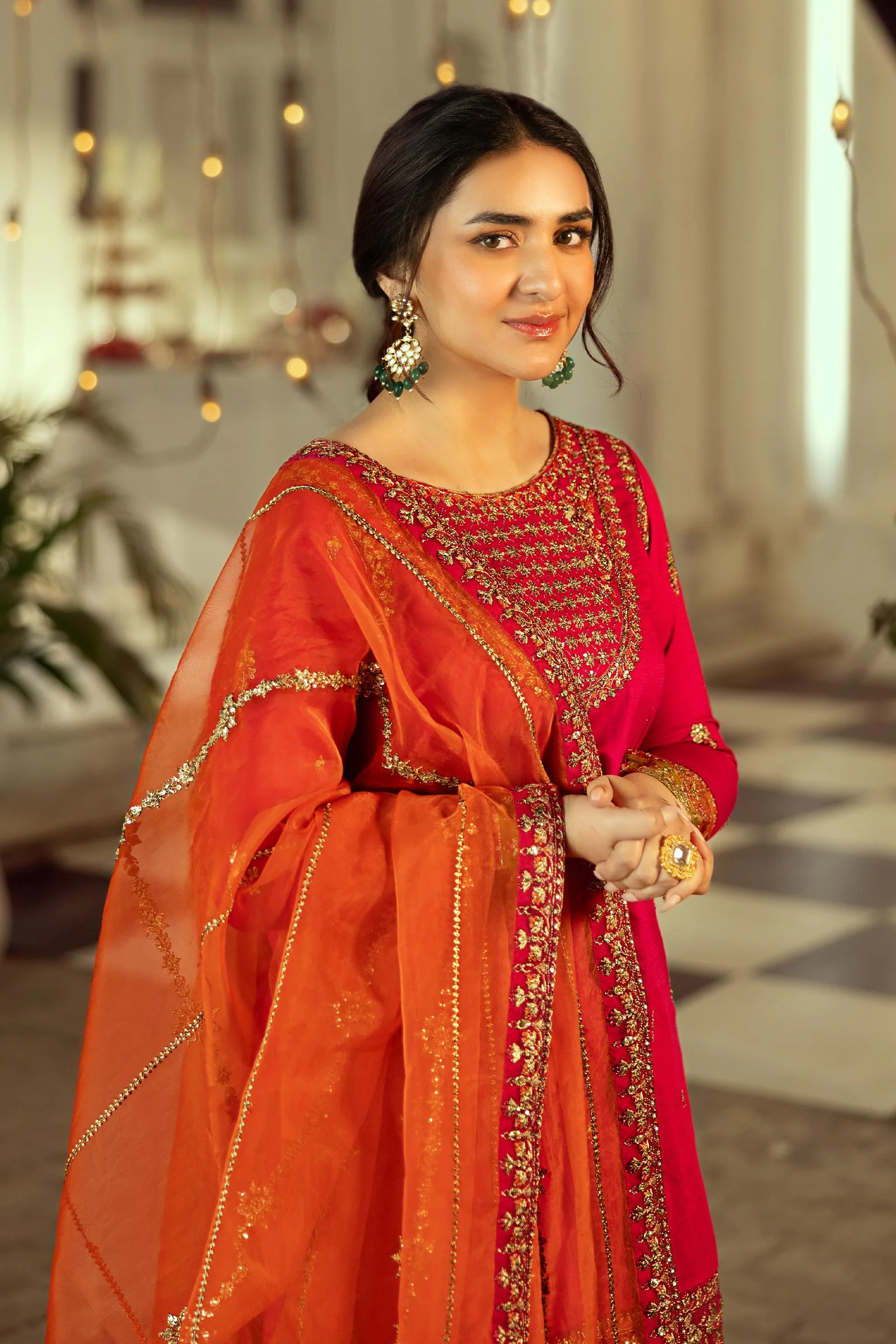 3 Piece Embroidered Dobby Lawn Suit - Image 2