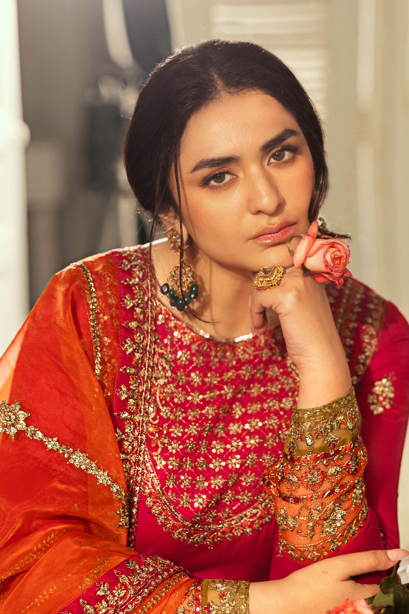 3 Piece Embroidered Dobby Lawn Suit - Image 3