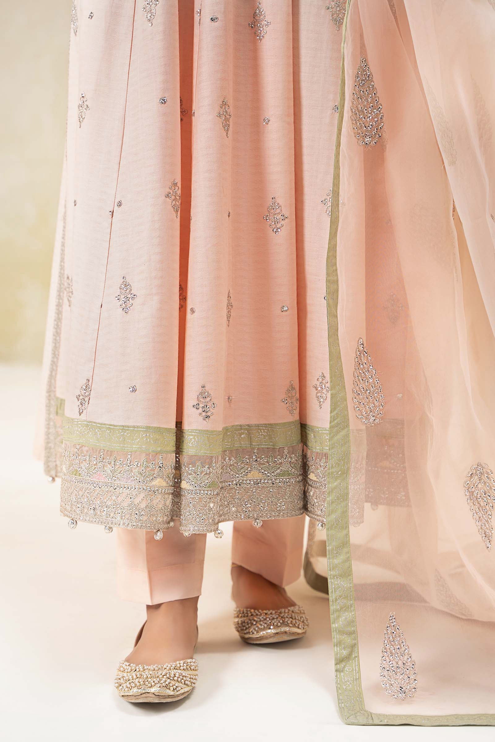 3 Piece Embroidered Doby Lawn Suit - Image 4