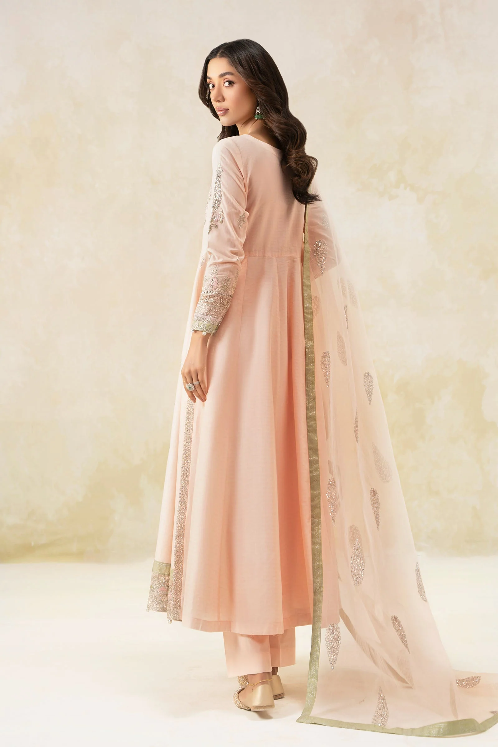 3 Piece Embroidered Doby Lawn Suit - Image 6