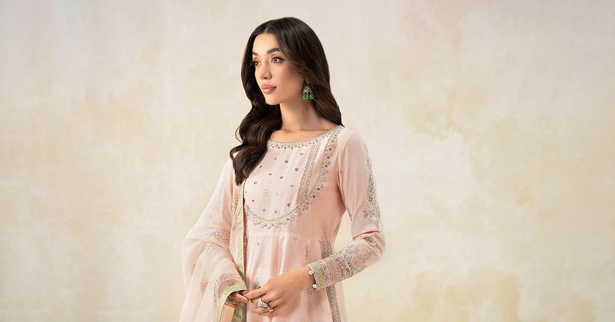 3 Piece Embroidered Doby Lawn Suit - Image 7
