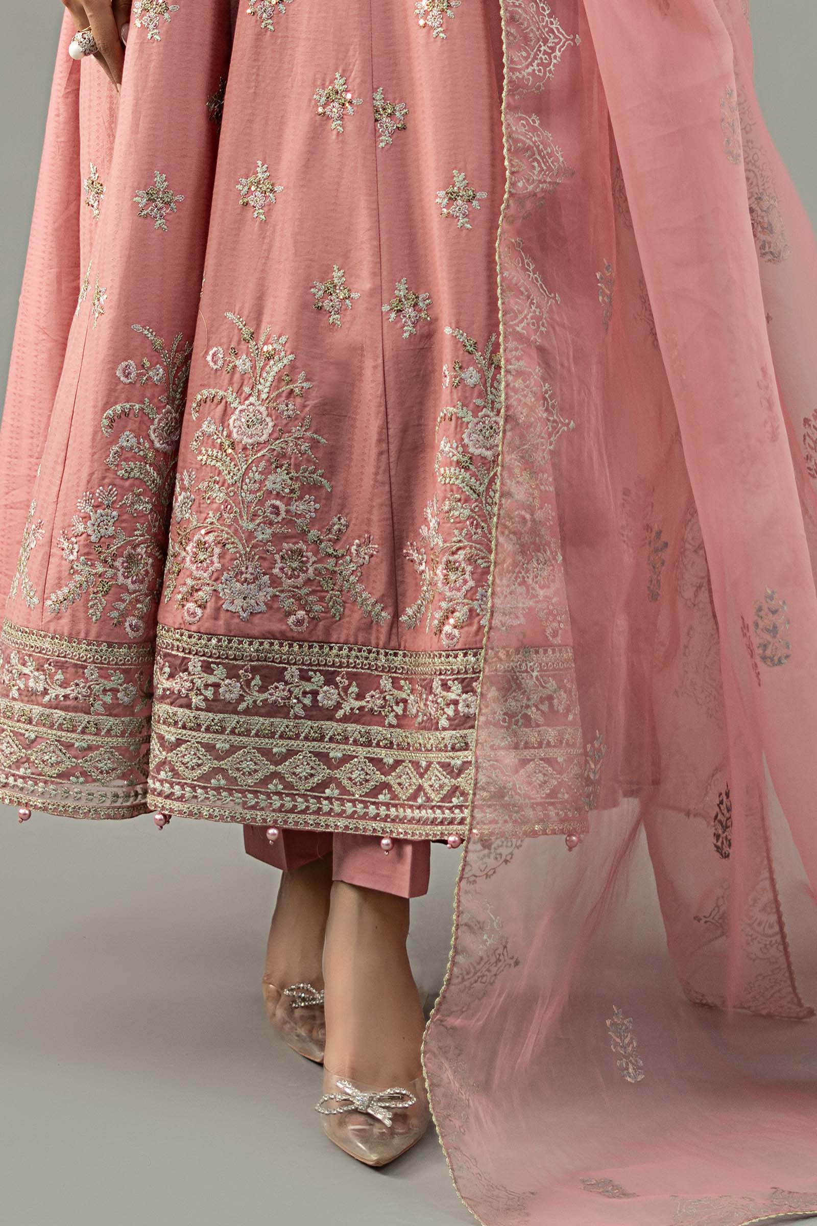 3 Piece Embroidered Dobby Lawn Suit - Image 5