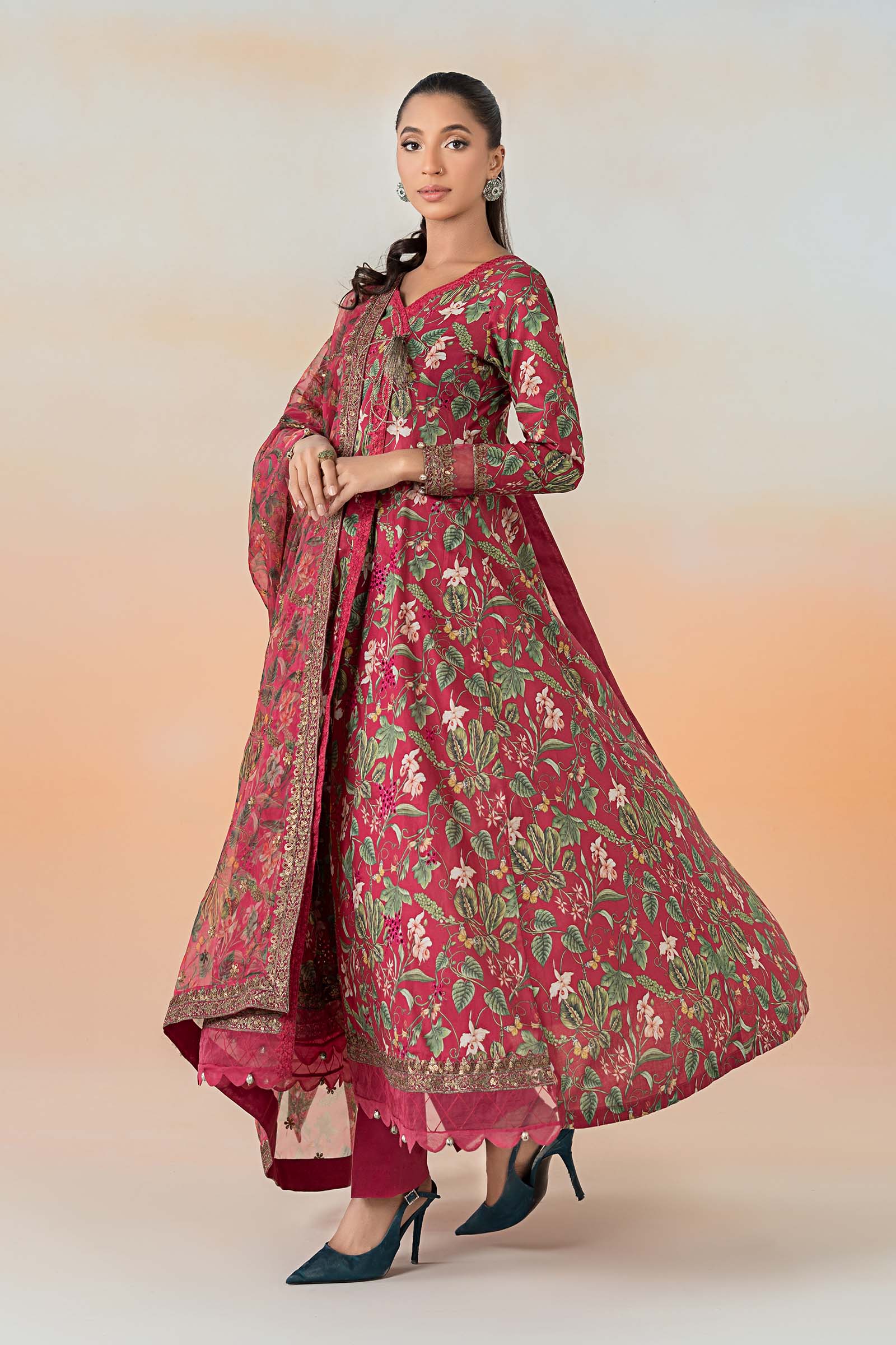 3 Piece Printed Lawn Suit - Image 6