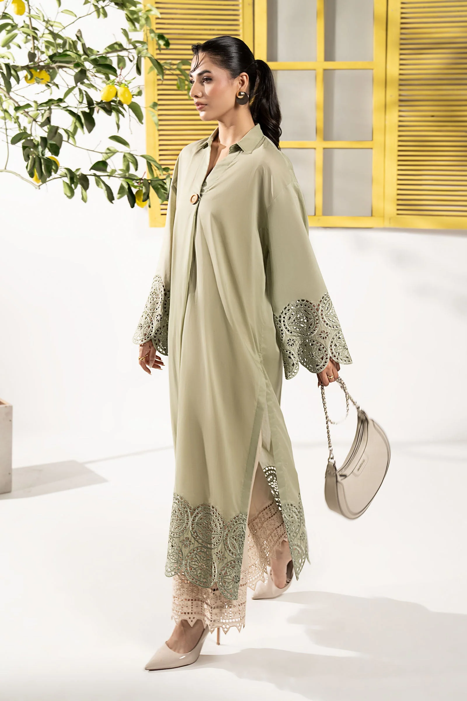 2 Piece Embroidered Lawn Suit - Image 3